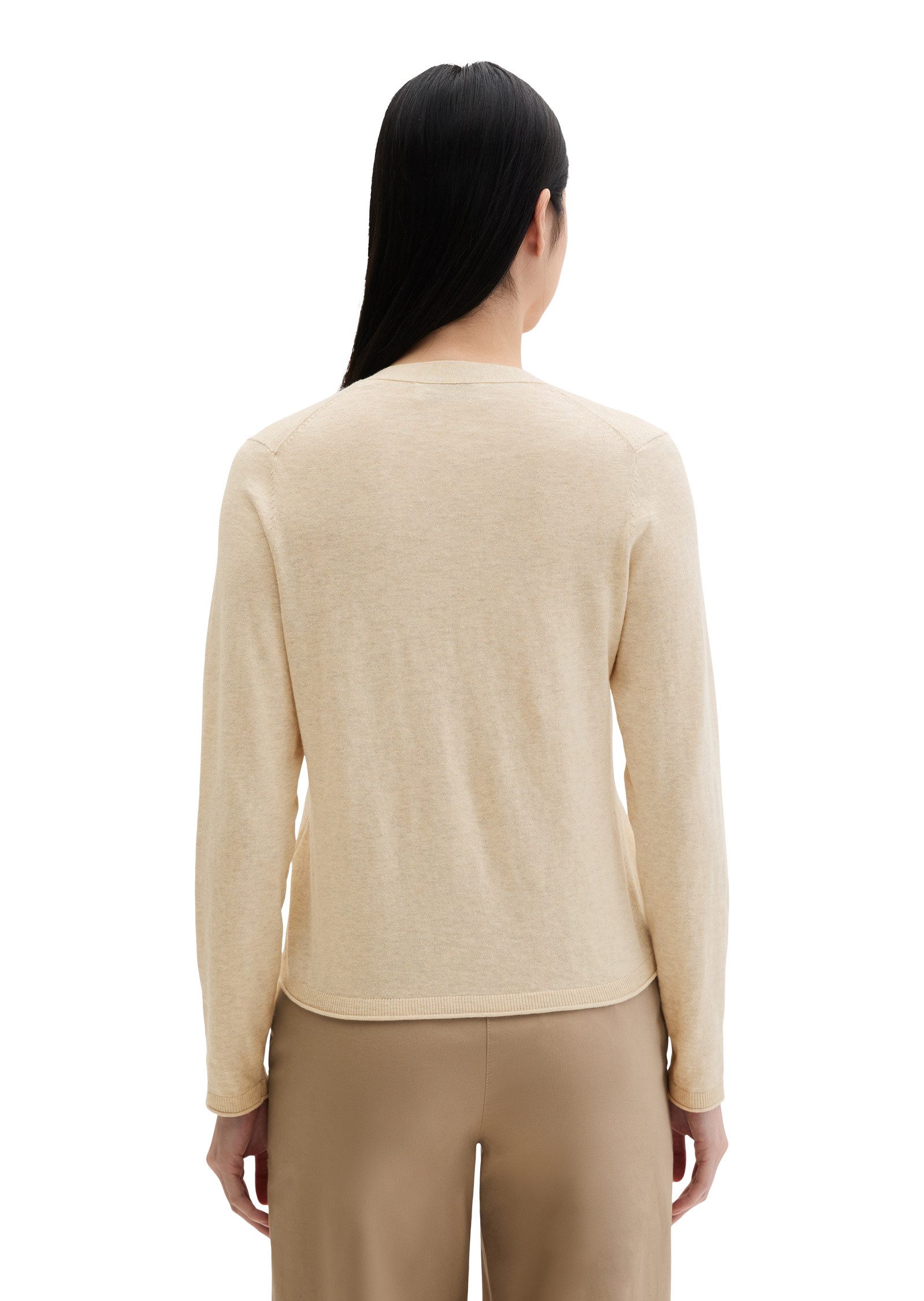 Marc O'Polo Cardigan aus Baumwolle-Leinen-Mix