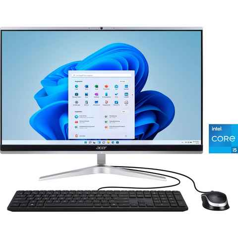 Acer Aspire C24-1650 All-in-One PC (23,8 Zoll, Intel® Core i5 1135G7, Iris Xe Graphics, 8 GB RAM, 512 GB SSD, Luftkühlung)