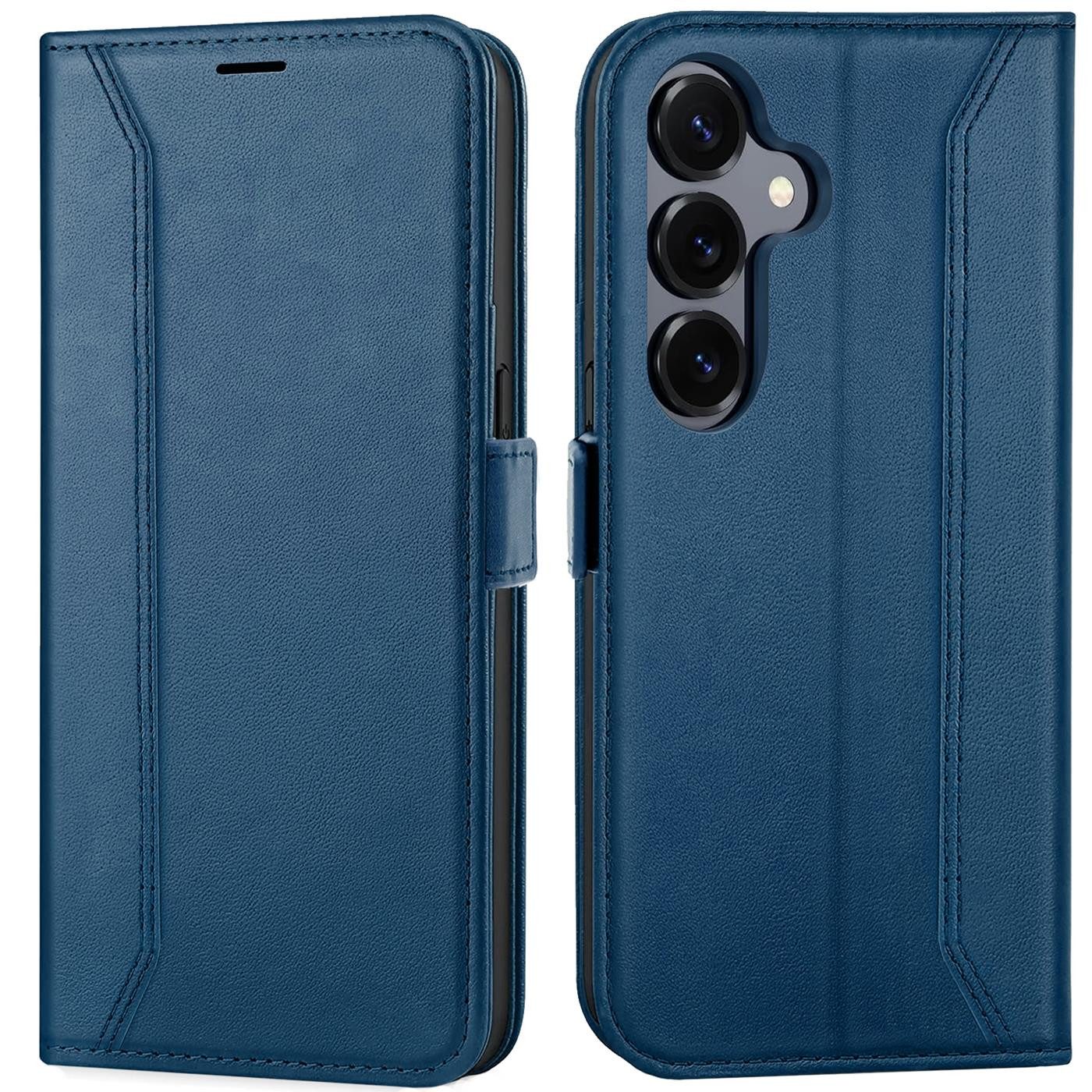 CoolGadget Handyhülle Book Case Elegance Tasche für Samsung Galaxy S25 6,2 Zoll, Hülle Magnet Klapphülle Flip Case für Samsung S25 Schutzhülle