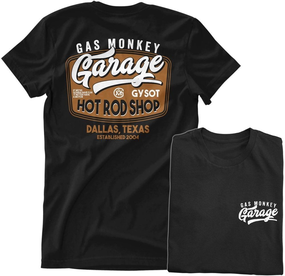 Gas Monkey Garage T-Shirt GMG Rusty Hot Rod T-Shirt