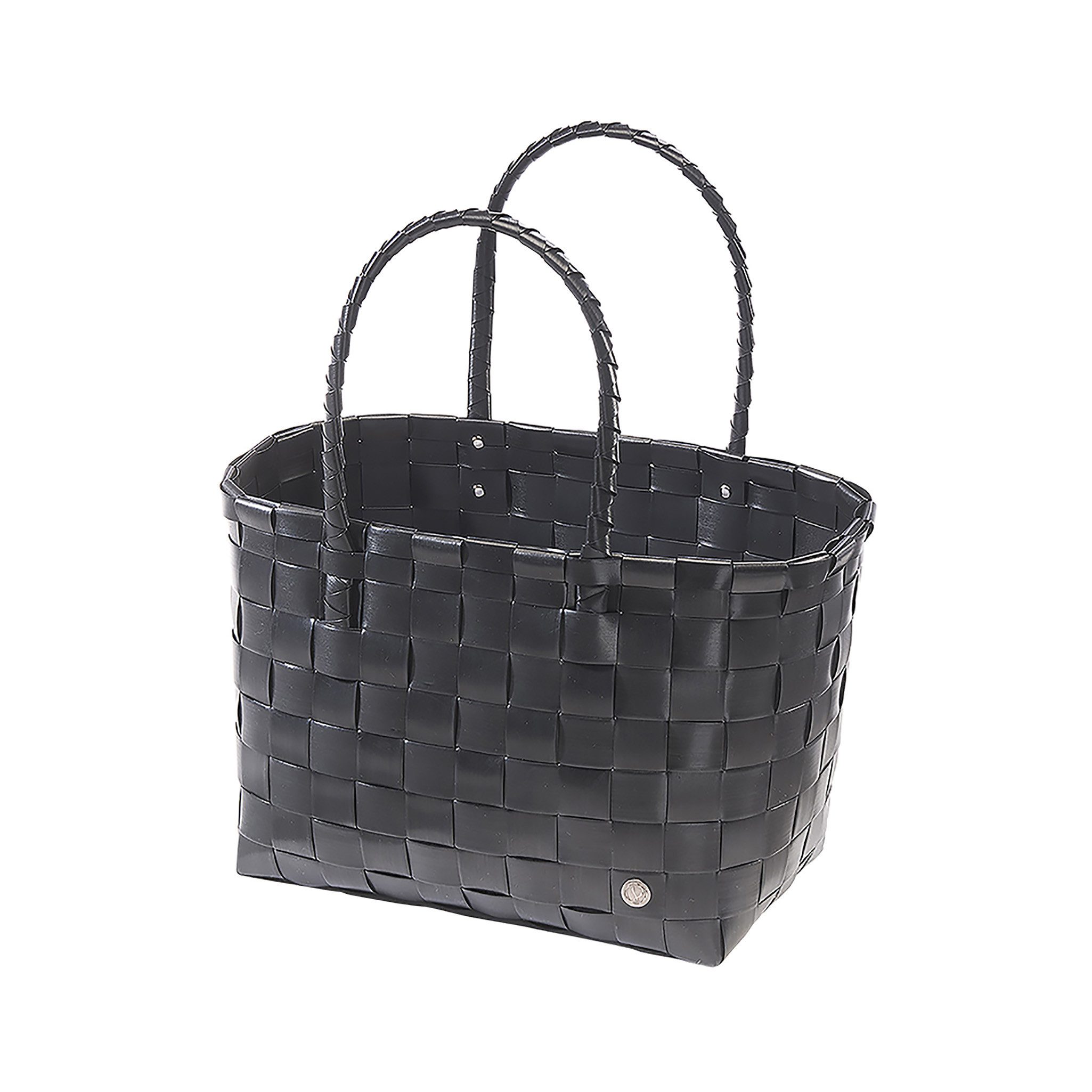 Kobolo Shopper Einkaufstasche NOIR XXL aus PE mit PU Henkeln (1 Stück) günstig online kaufen