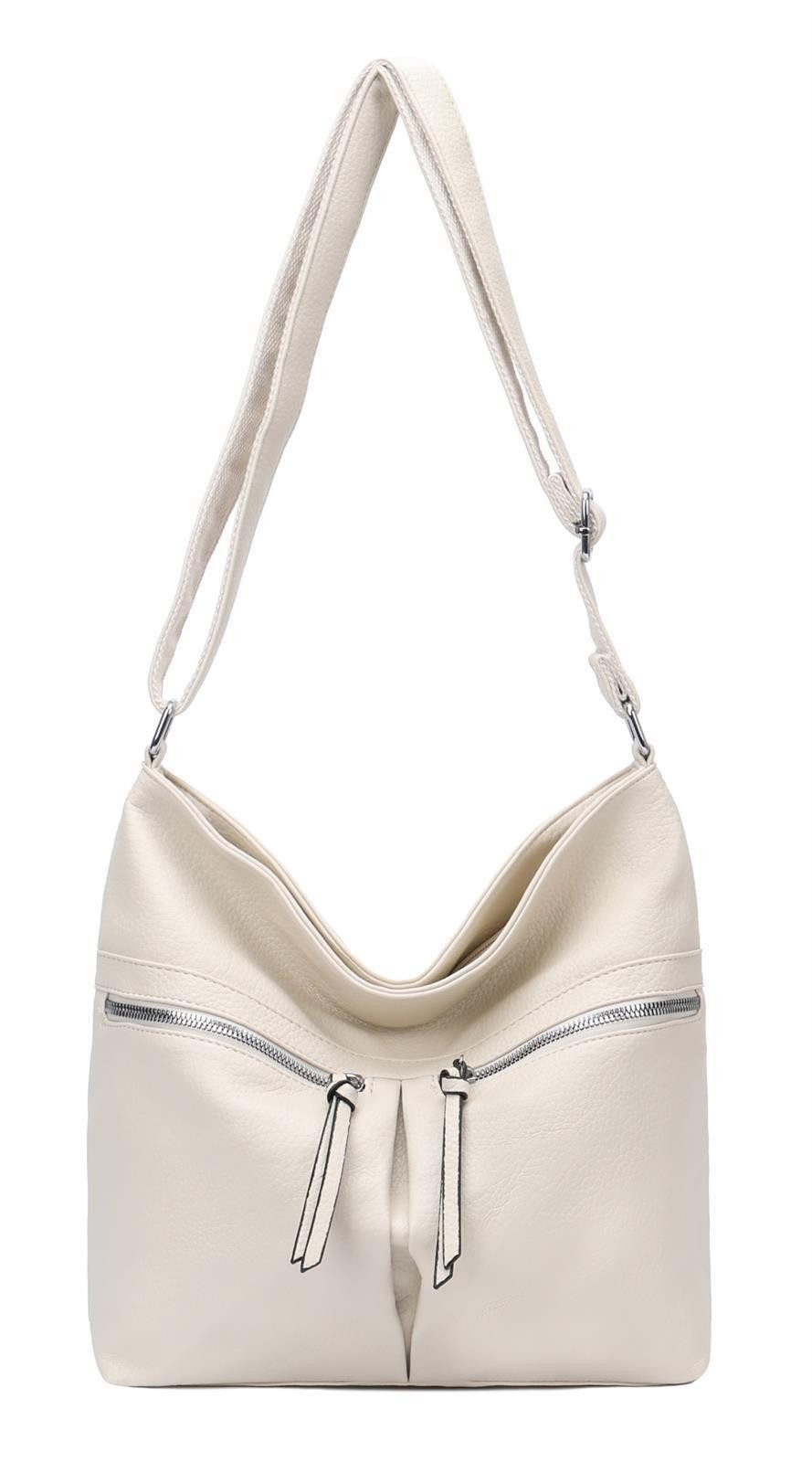 Schultertasche Damen Tasche Shopper Umhängetasche CrossOver Handtasche Reisetasche