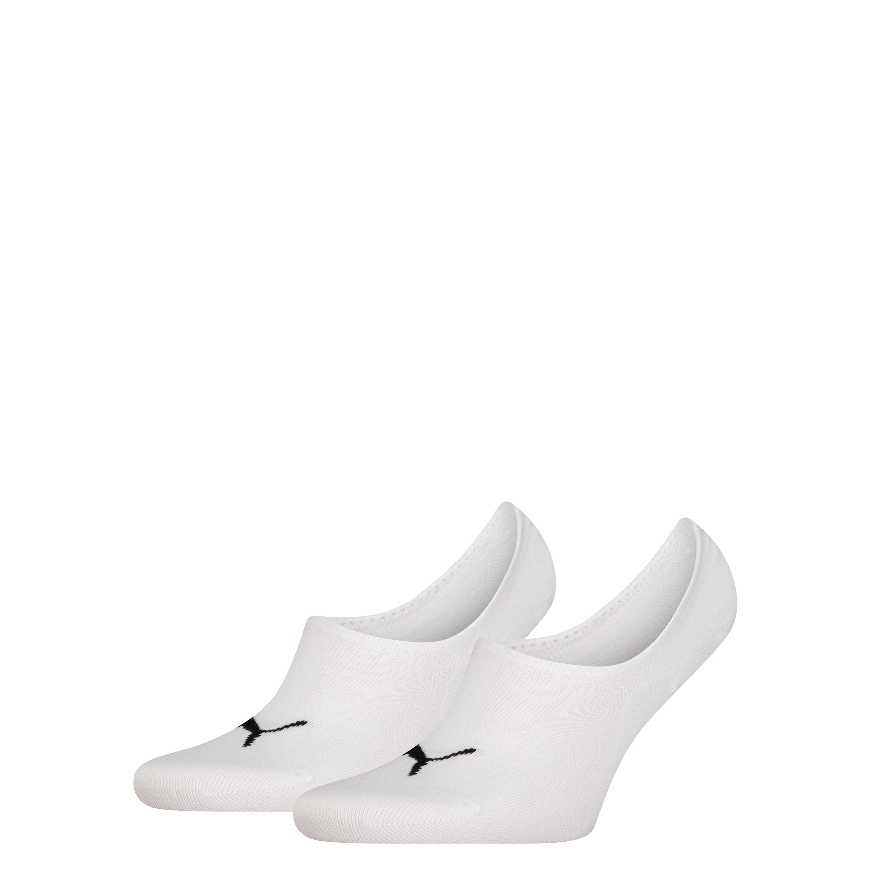 PUMA Füßlinge PUMA UNISEX HIGH CUT FOOTIE 2P (2 Paar) No-Show-Socks, Silikon in der Ferse für optimalen Halt