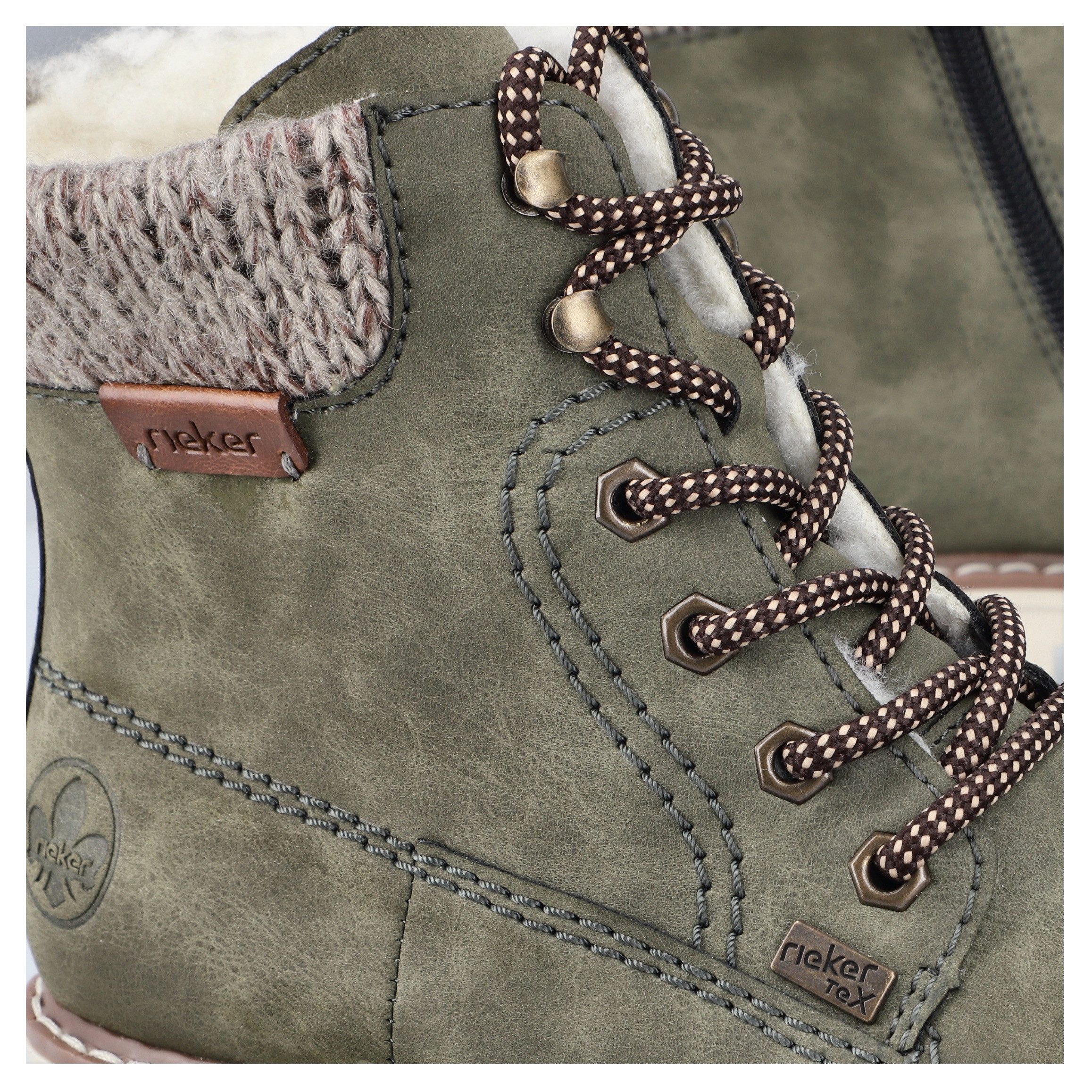 Rieker Winterstiefelette Schnürboots, Schnürstiefelette, TEX-Membran und Profilsohle