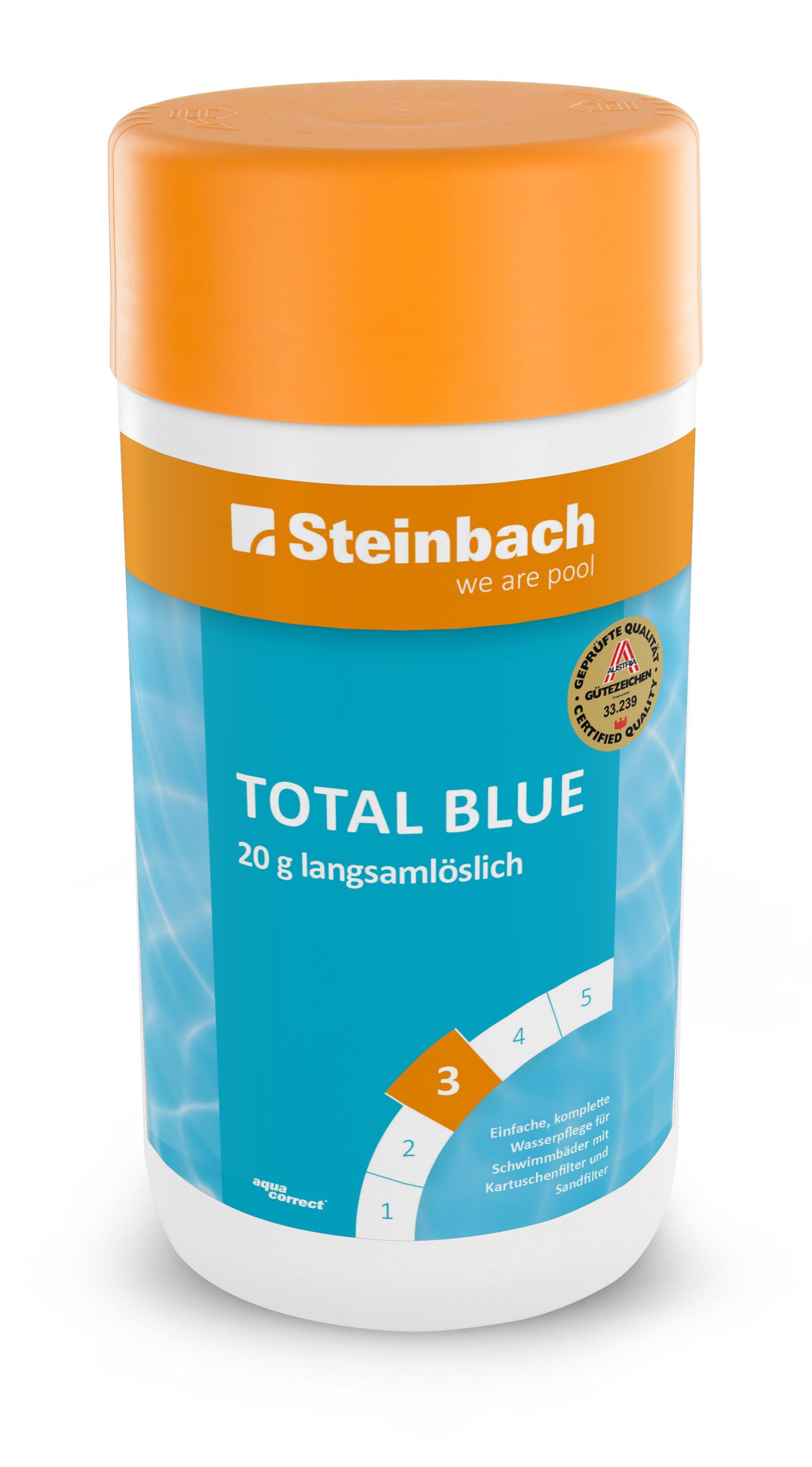 Poolpflege Steinbach Total blue 20g langsamlöslich