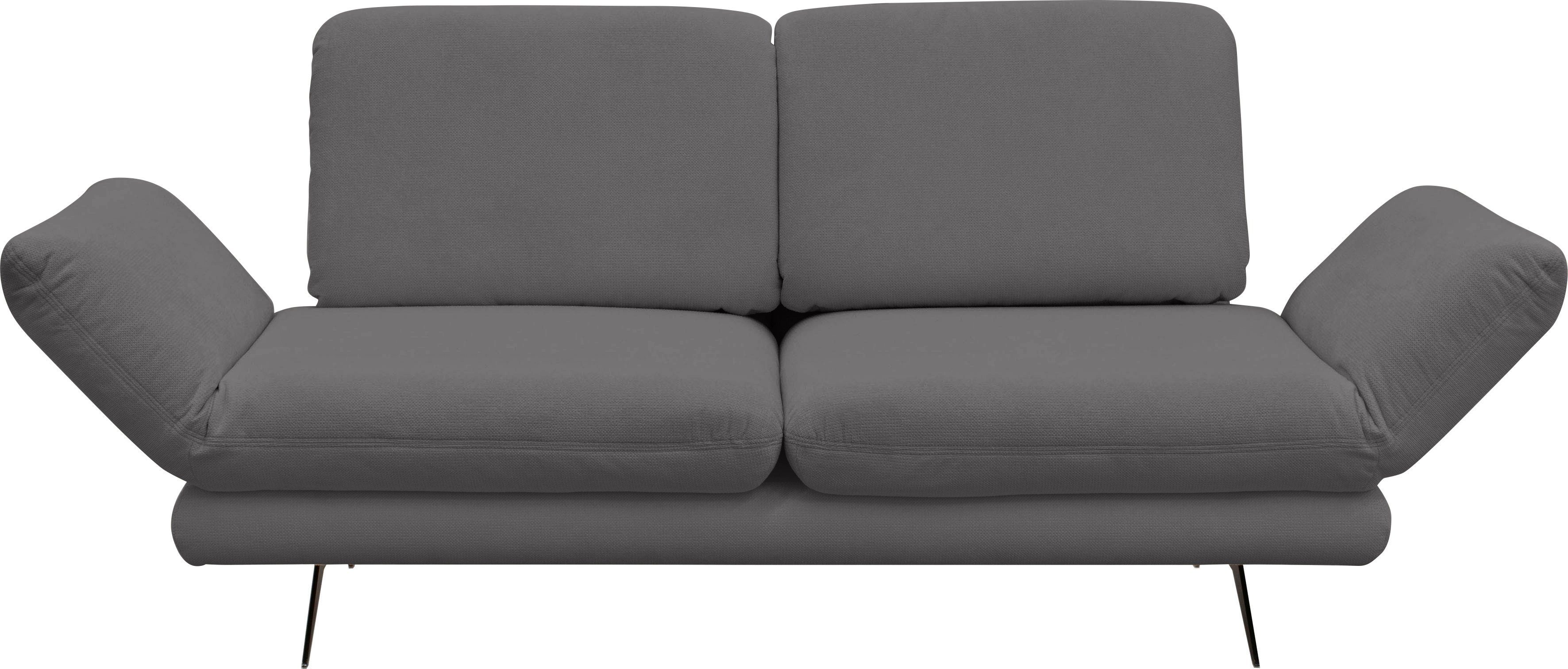 2-Sitzer Armlehnfunktion, Rückenverstellung mit Drehsitzen wahlweise 2 und mit Saletto, Places of Style