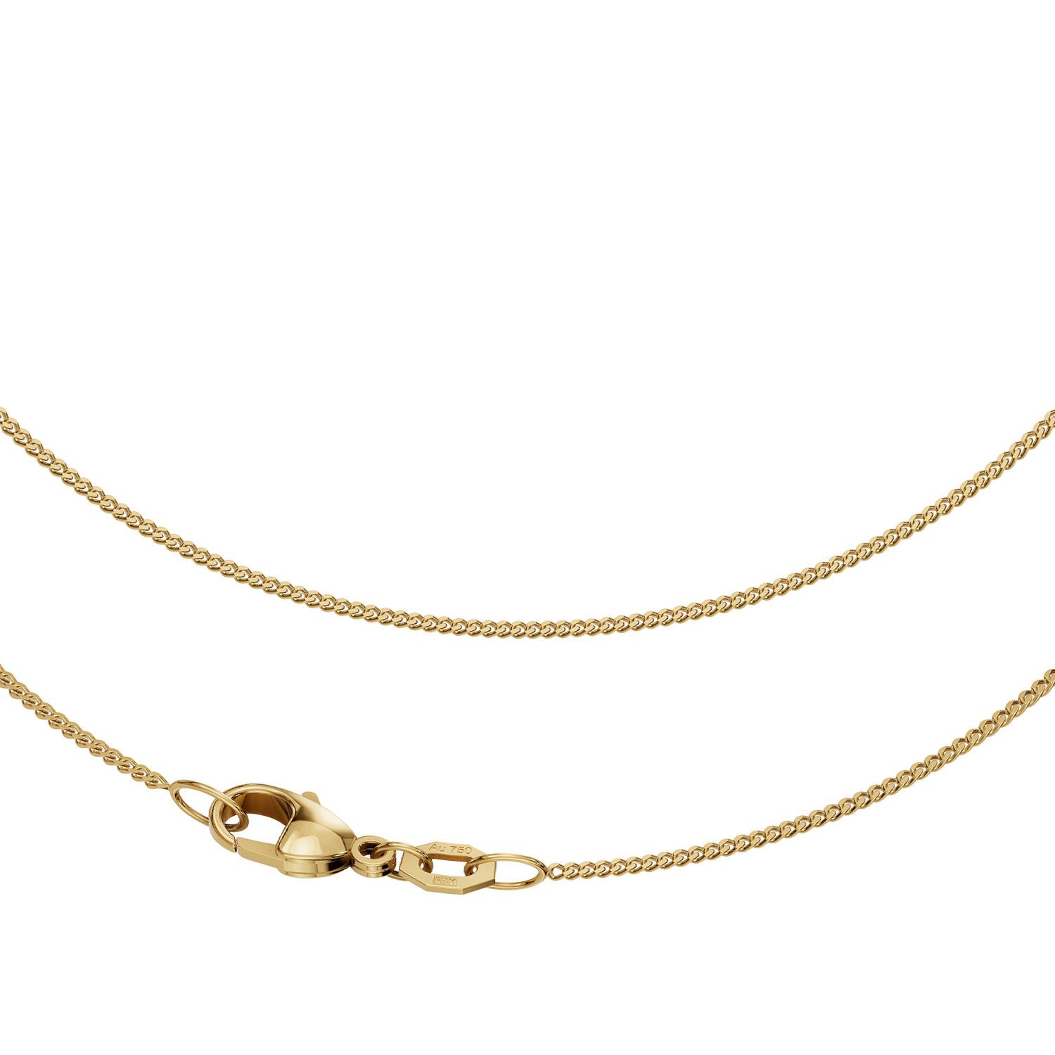 Goldkette JB Collier Panzerkette 1,1 mm 750 Gelbgold 36 - 60 cm
