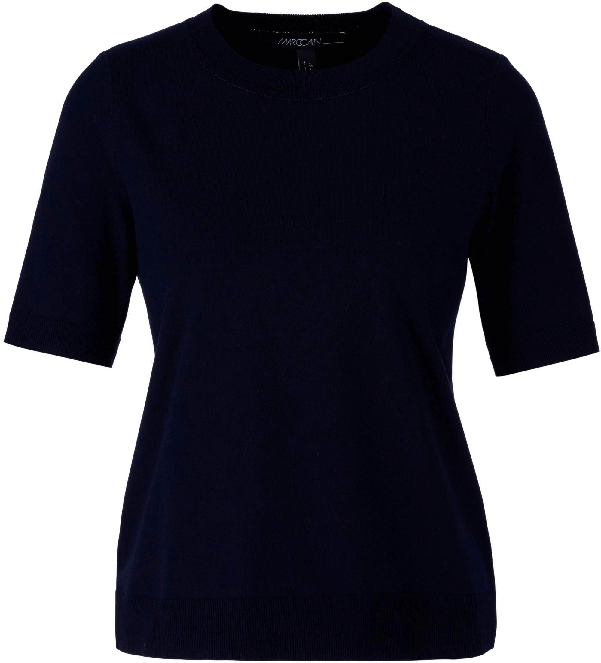 Essential" "Collection Damenmode Pullover "Rethink midnight Cain Rundhalspullover blue Together" Premium Marc