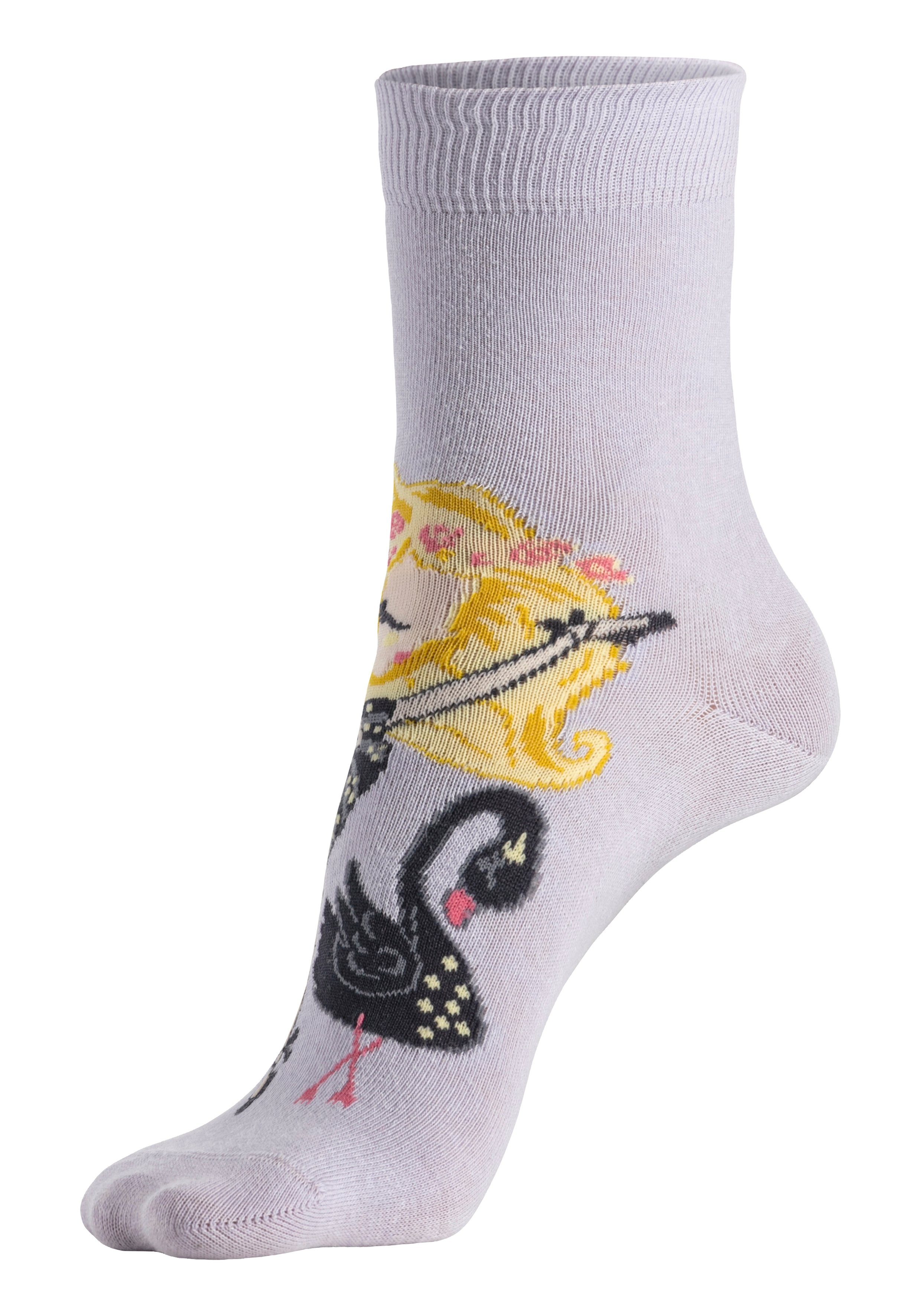 mit (5-Paar) Motive Ballett H.I.S Freizeitsocken