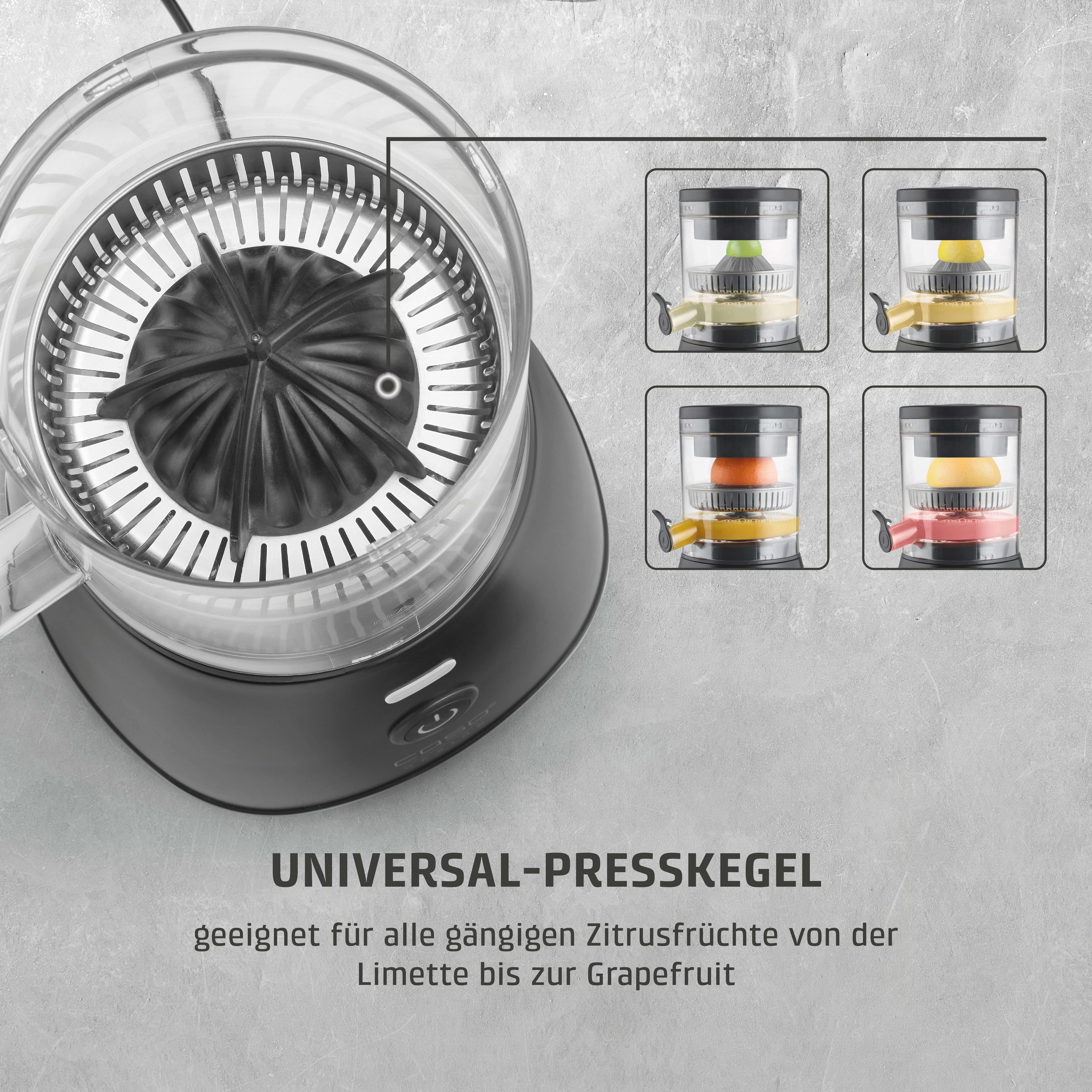 Caso Zitruspresse 3562 CP 400 Lift, 300 W, Leistungsstarker Motor – Bild 5 von 5