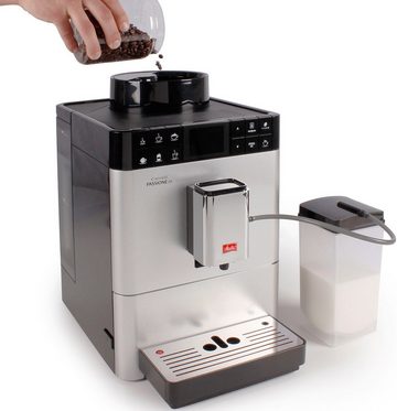 Melitta Kaffeevollautomat Passione® One Touch F53/1-101, silber, One Touch Funktion, tassengenau frisch gemahlene Bohnen