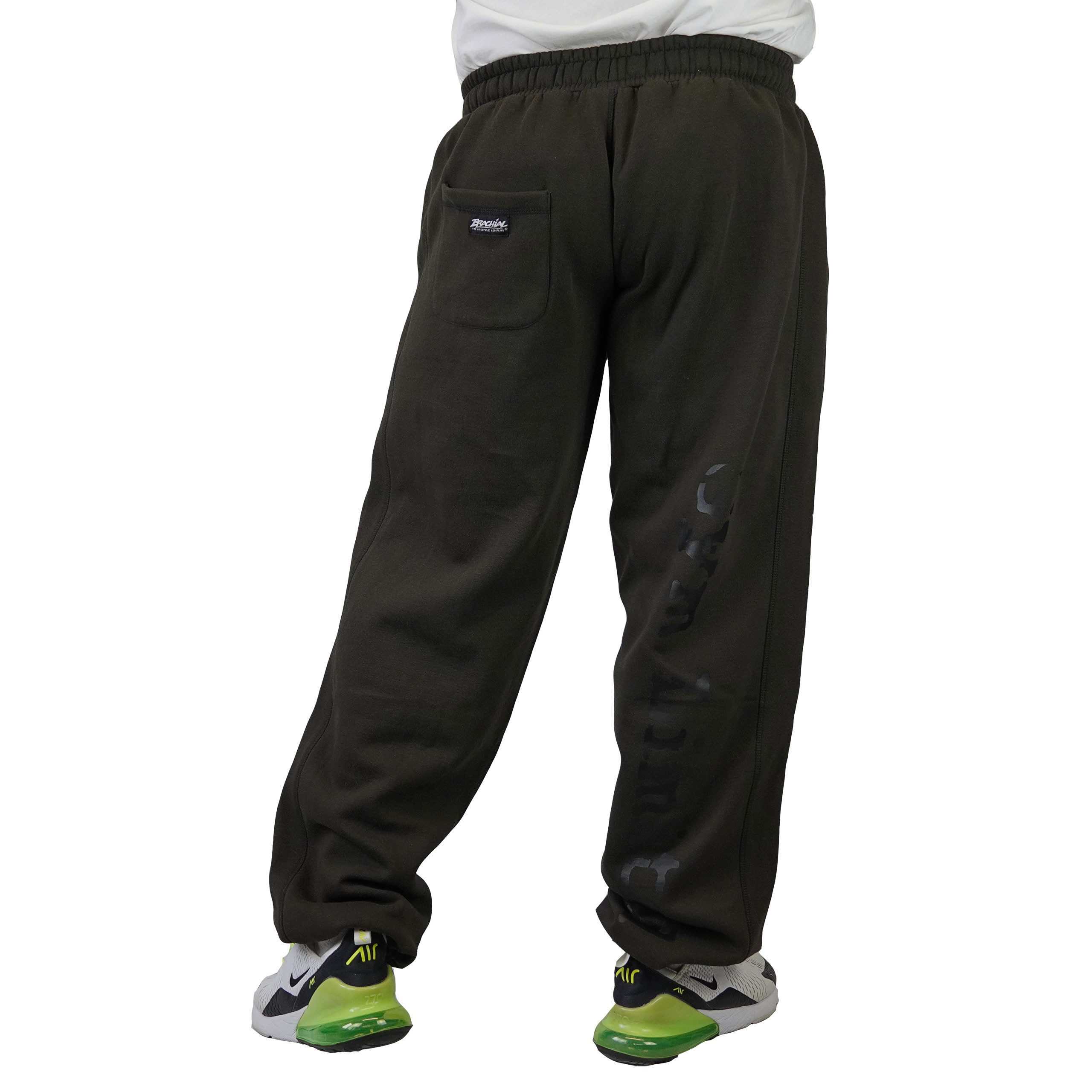 BRACHIAL THE LIFESTYLE COMPANY Sporthose Brachial Sporthose "Gym" dark mocca/schwarz