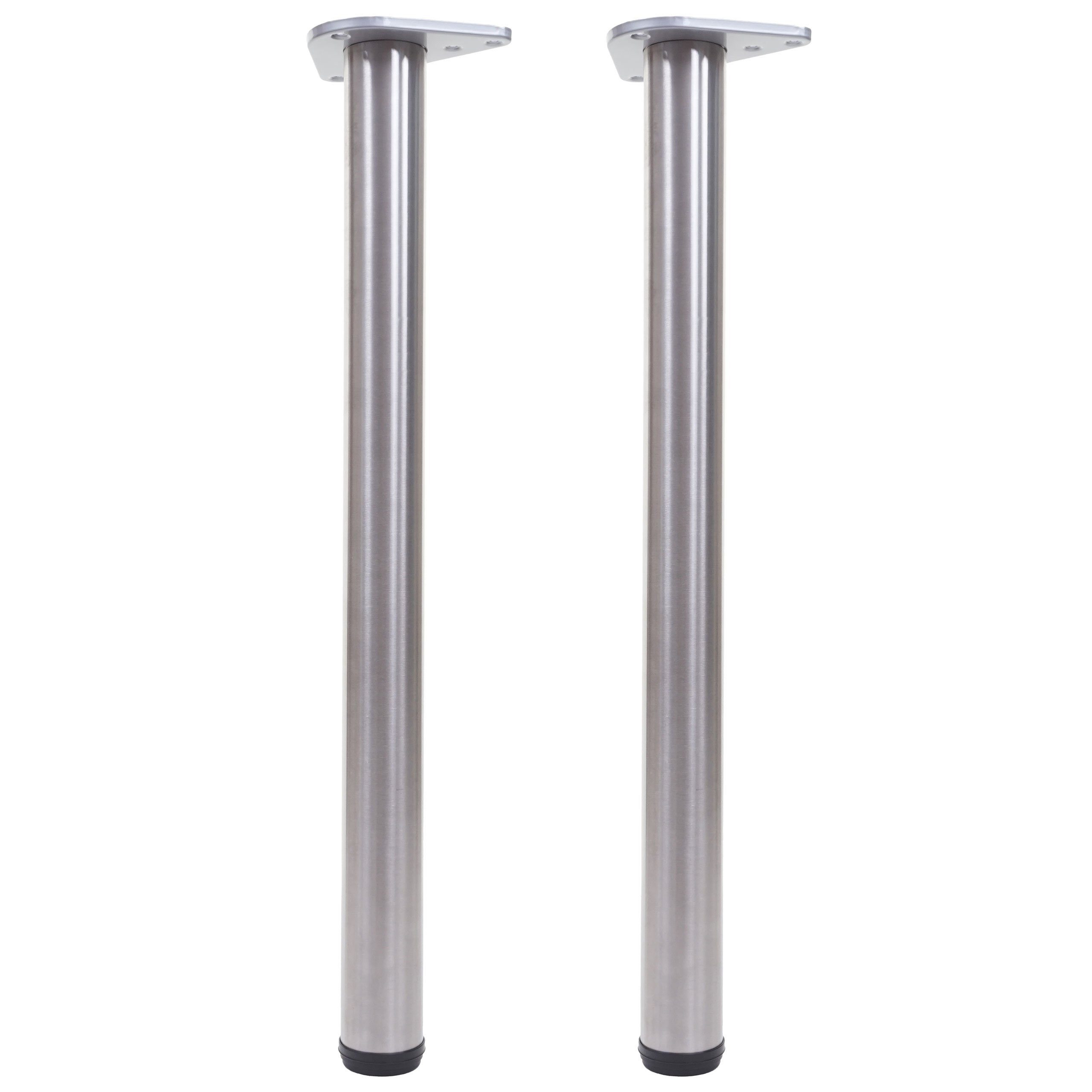 MCW Tischgestell MCW-H36-2 (Set, 2-St., 2er), Gebürstete Oberfläche