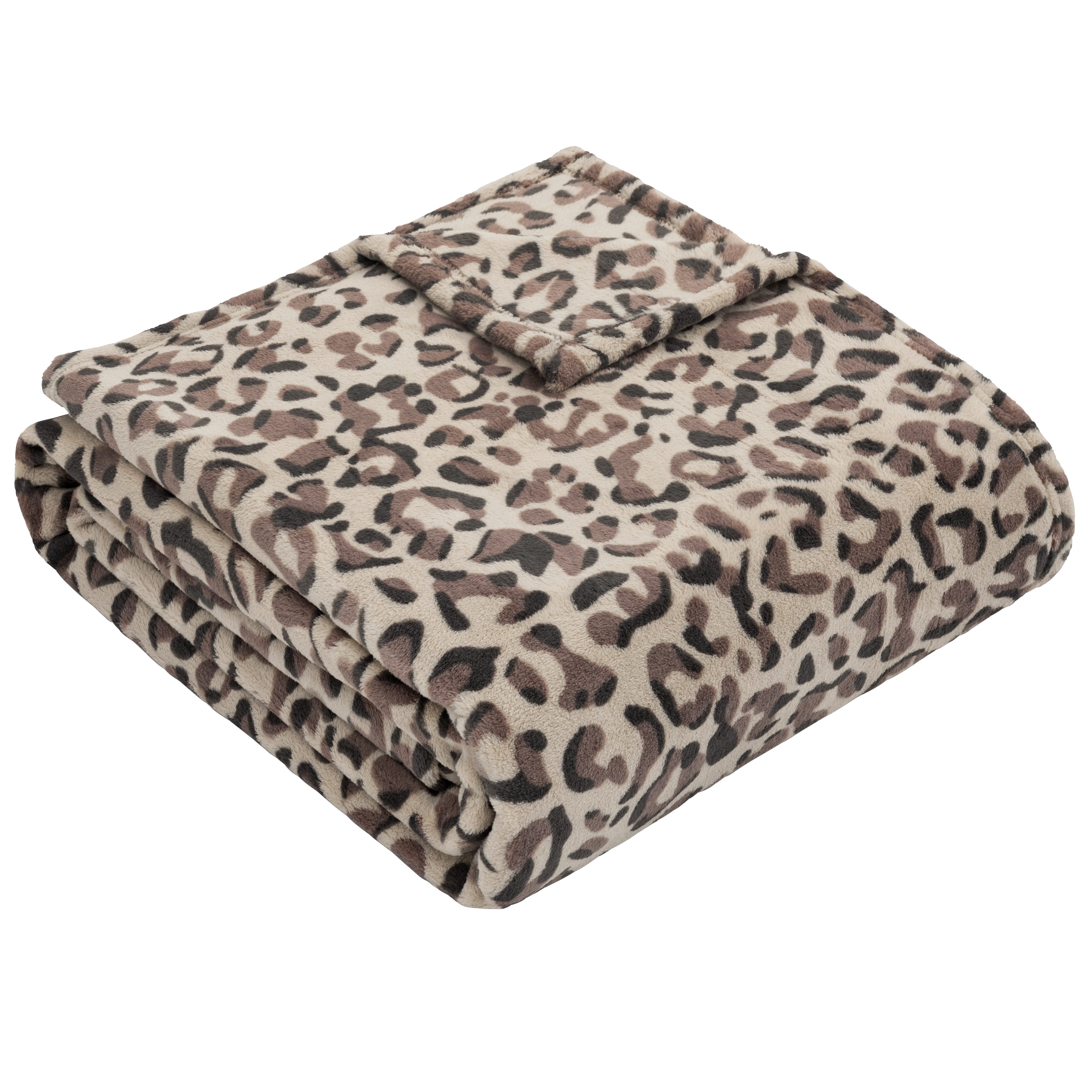 Wohndecke s.Oliver Decke, s.Oliver, Trendiges Leopardenmuster als moderner Blickfang