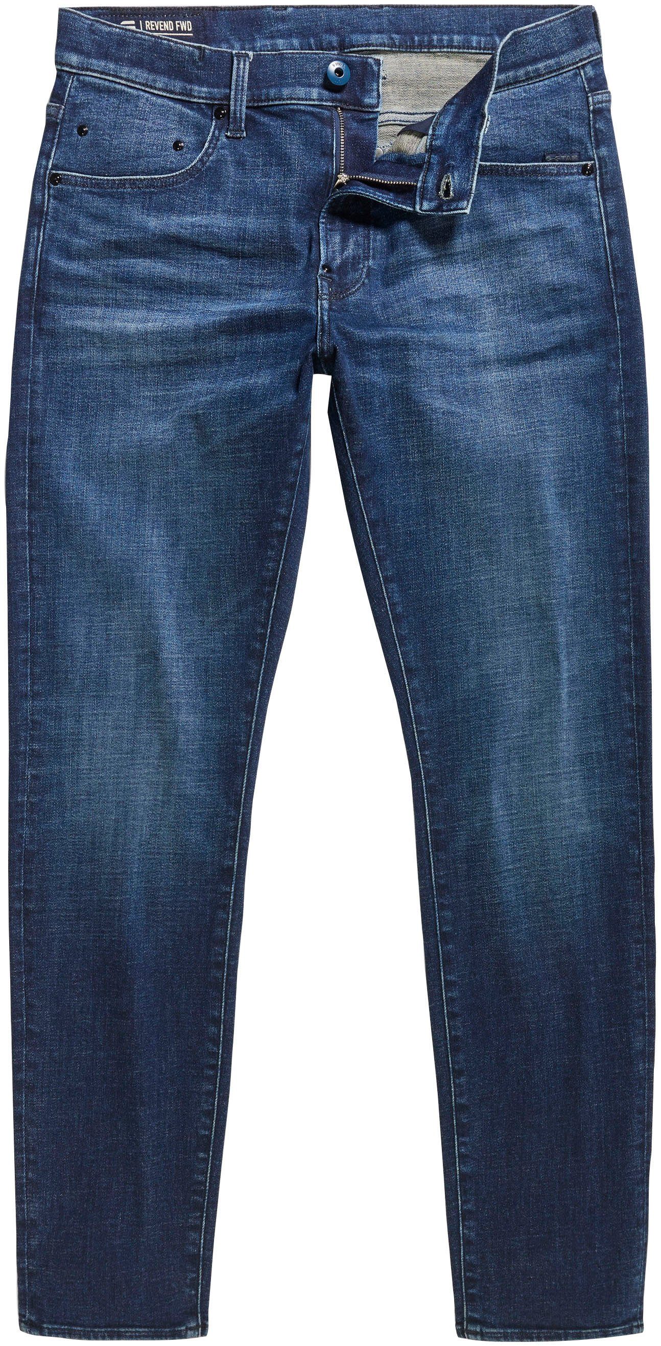 Skinny-fit-Jeans G-Star in worn blue himalayan RAW