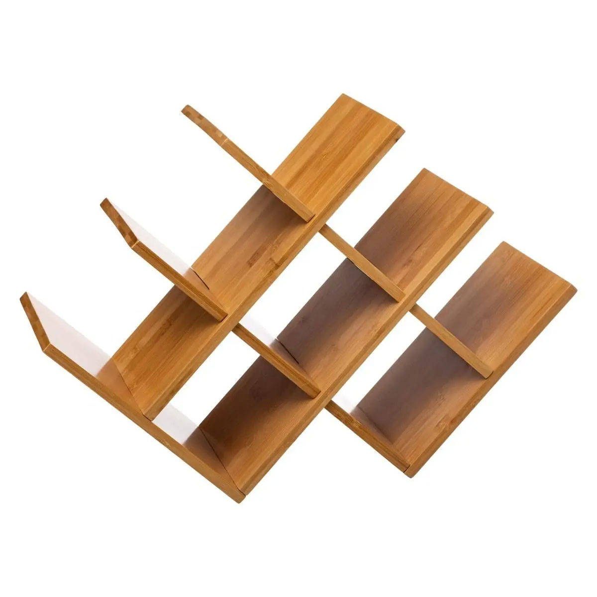 5five Simply Smart Weinregal Flaschenregal, 8 Fächer, Bambus, 46 cm, Natur