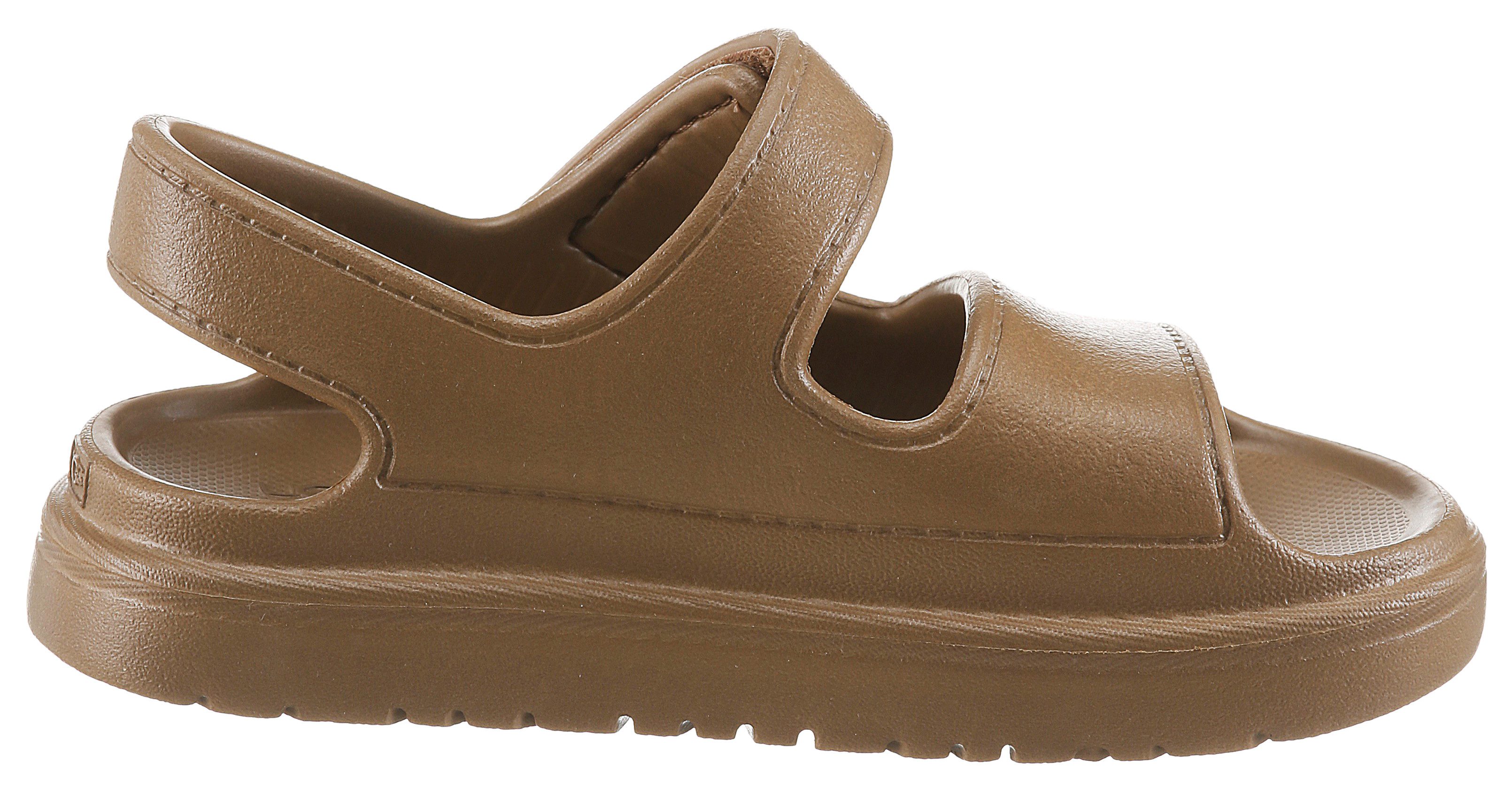 UGG GOLDENGLOW Badesandale Strandschuh, Sandale mit modischer Plateausohle
