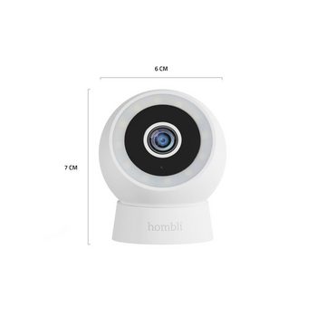 Hombli Smarte Outdoor Kamera Überwachungskamera (Innenbereich, Magnetische Kugelgelenkhalterung, Nachtsicht)