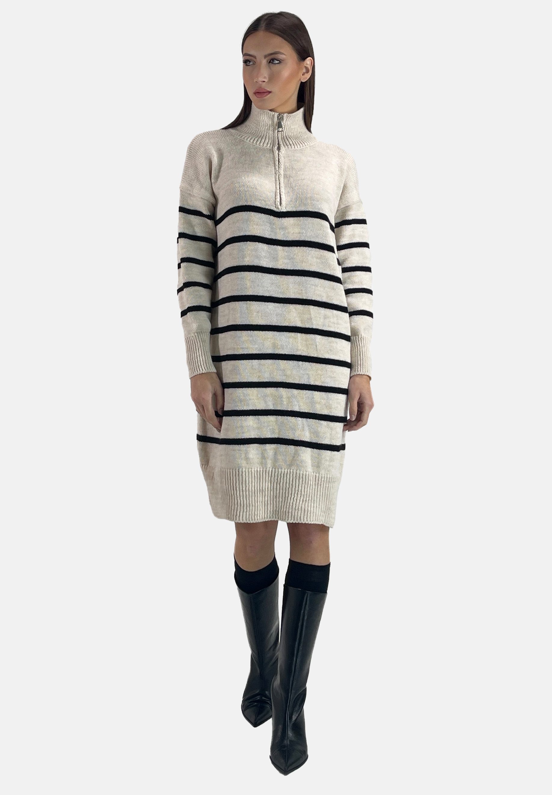 Elara Midikleid Elara Damen Strickkleid (1-tlg) günstig online kaufen