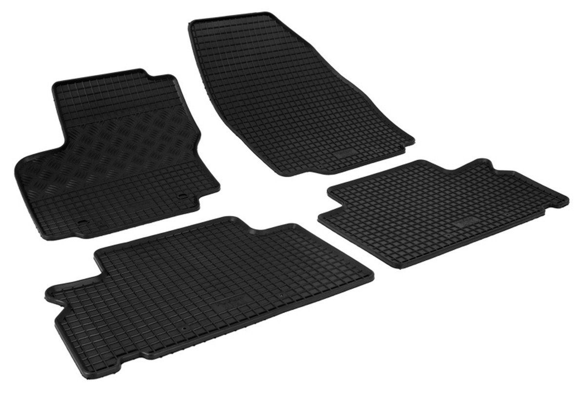 AZUGA Auto-Fußmatten Gummi-Fußmatten passend für Ford S-Max/Galaxy ab 5/2006-8/2015, für Ford Galaxy,S-Max Van
