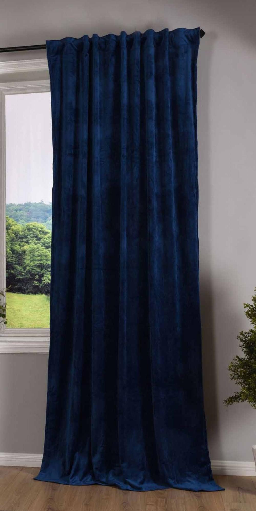 Gardinenbox Verdunkelungsvorhang (1 St), Multifunktionsband, verdunkelnd, Samt, »Milano« Samt blickdicht Tunneldurchzug kürzbar 20357