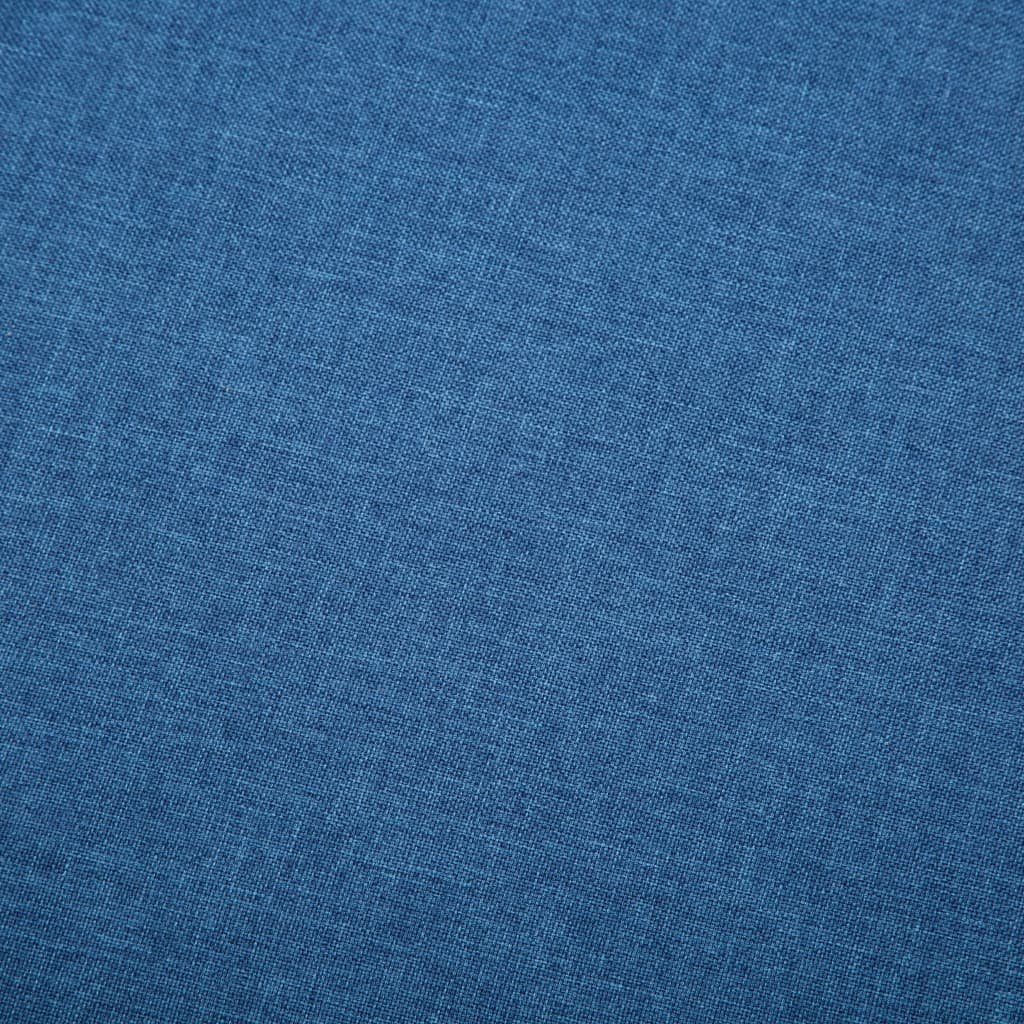 Stoff 3-Sitzer-Sofa 172x70x82 cm Sofa Blau vidaXL