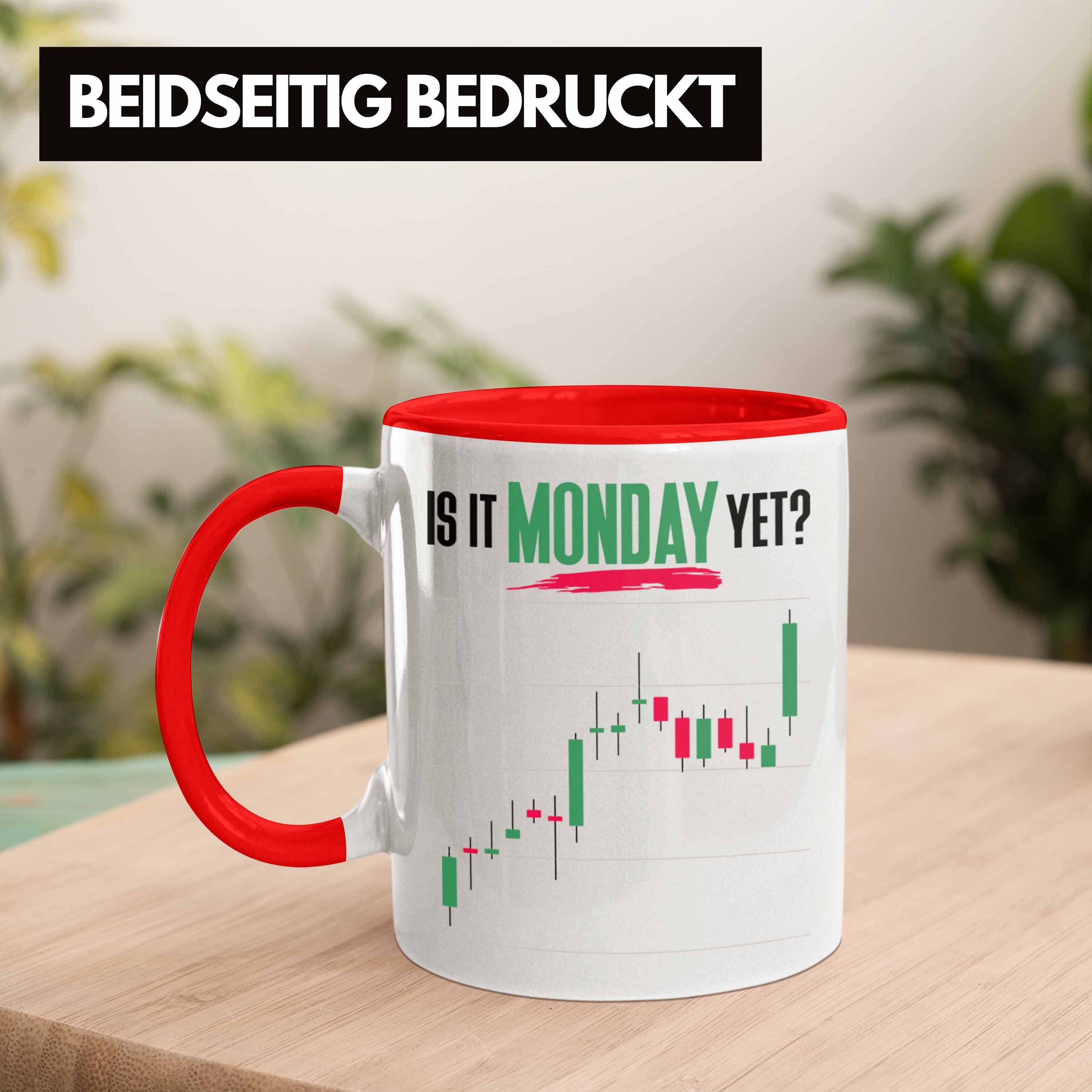 It Yet?" für Tasse Trendation Aktien "Is Trading Tasse Lustiges Geschenk Monday Aktien Rot