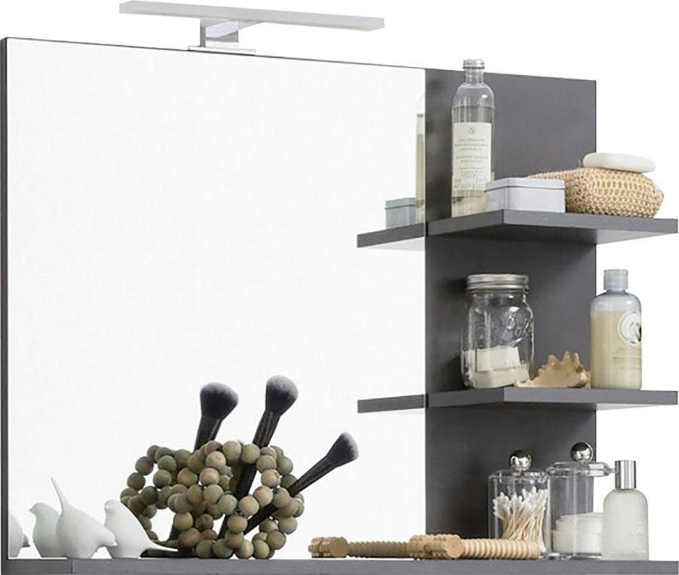 INOSIGN Badspiegel Ilana, Wandspiegel im modernen Industrial Style - Beleuchtung optional