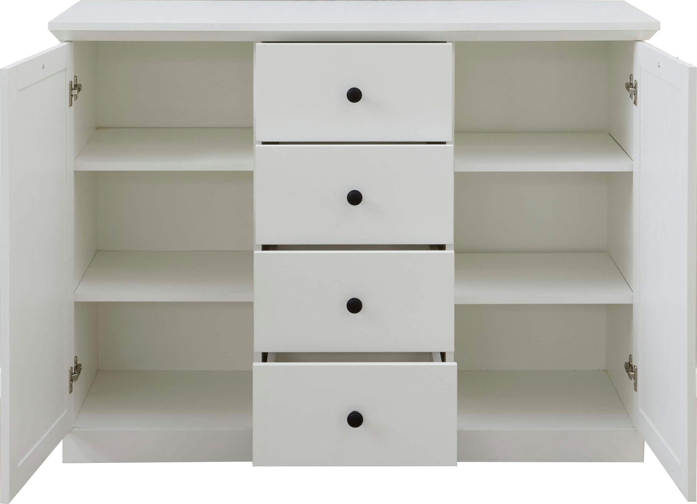 Home affaire Sideboard Örebro, Kommode, zeitloser Landhausstil, mit Vollauszug