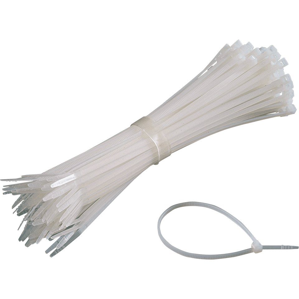 Goobay 17048 Kabelbinder Transparent, 150 Mm, Max. 35 Mm Bündeldurchmesser