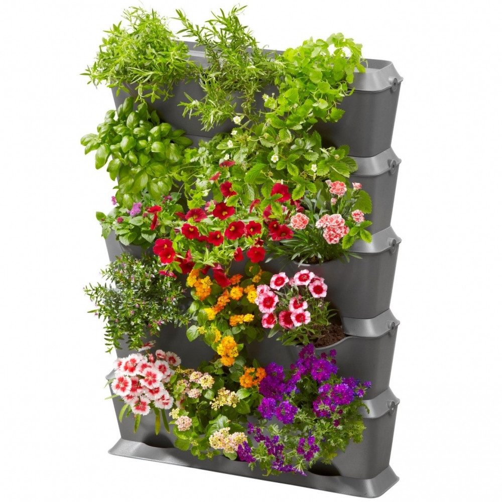 GARDENA Bewässerungsbrause Gardena NatureUp! Set mit Bewässerung für Gärten., Modulares System für Wände