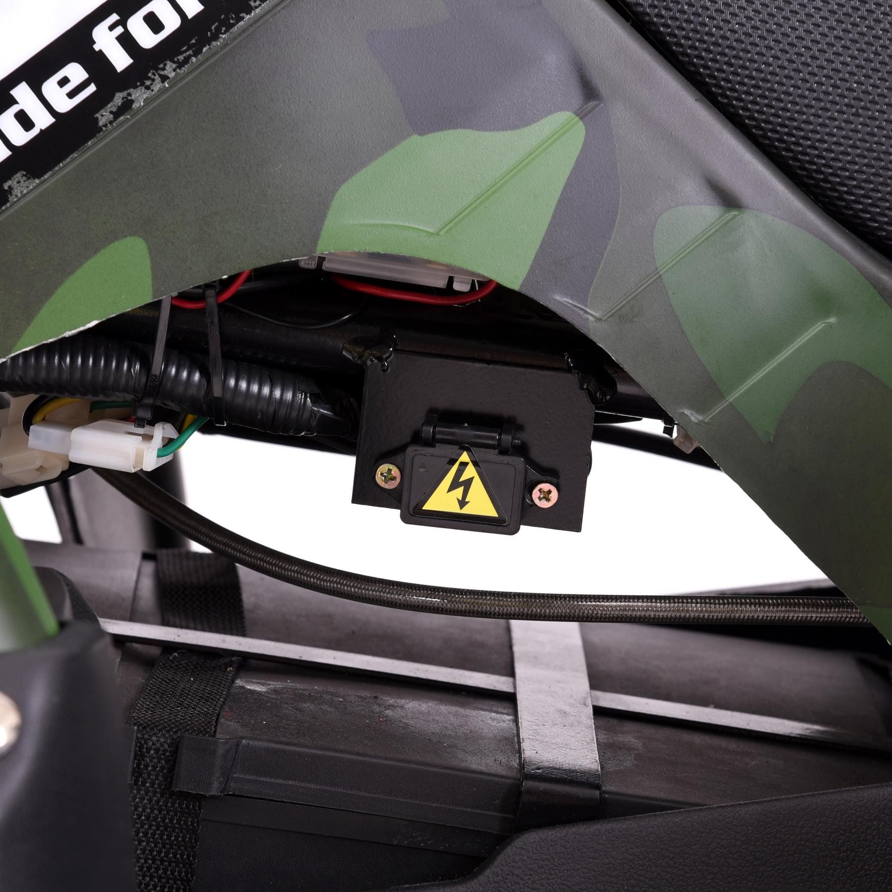 Hecht E-Quad with road approval 56155, 40 km/h, 1200W, 72V/20Ah battery, 46km range, tow hitch