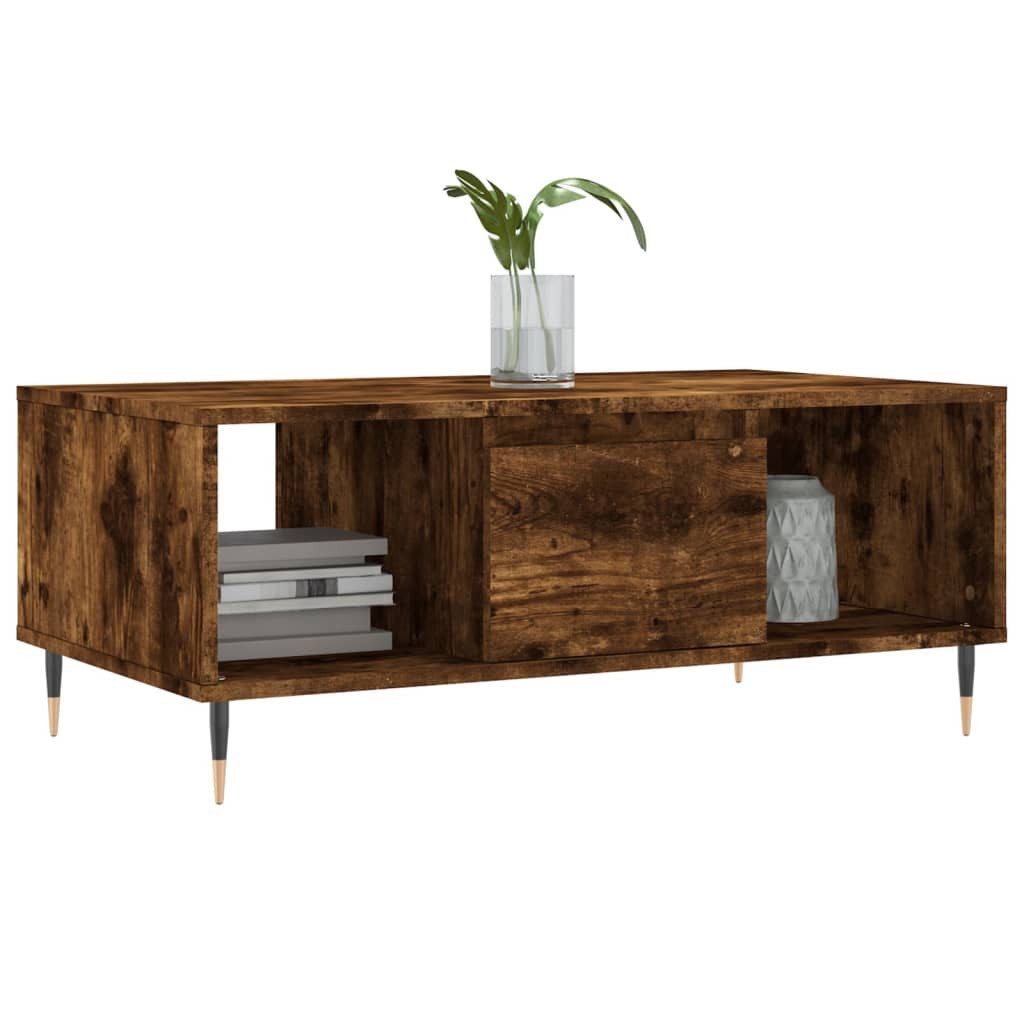 vidaXL Couchtisch Couchtisch Räuchereiche 90x50x36,5 cm günstig online kaufen