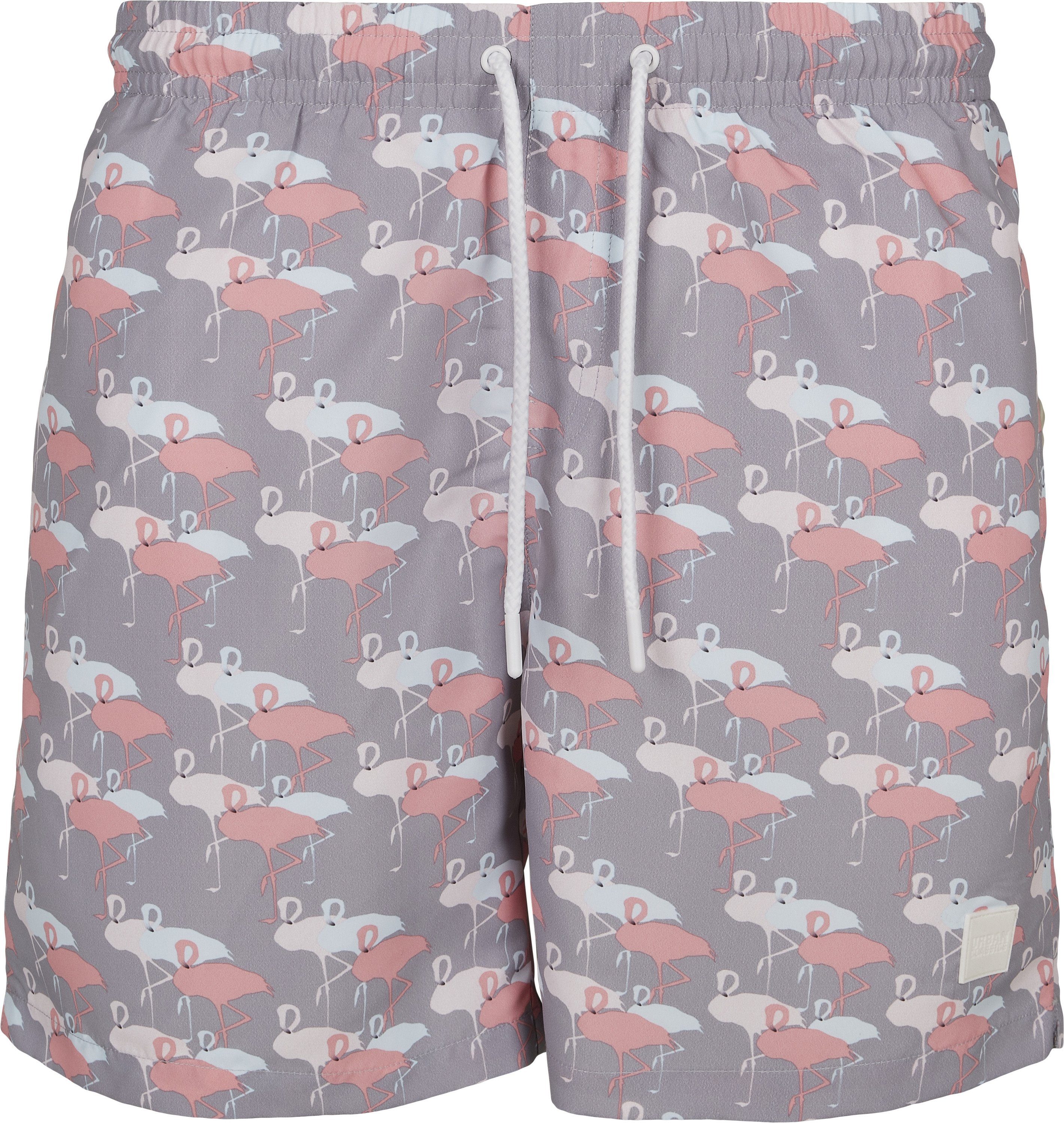 Pattern aop flamingo Swim CLASSICS Herren Badeshorts Shorts URBAN