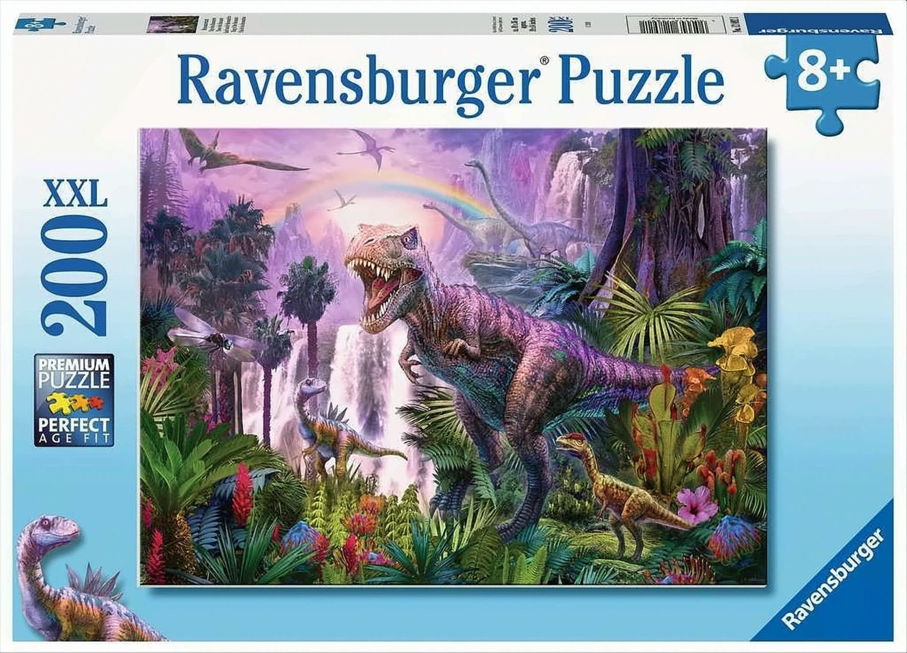 Ravensburger Puzzle 200 Teile, Puzzleteile Dinosaurierland