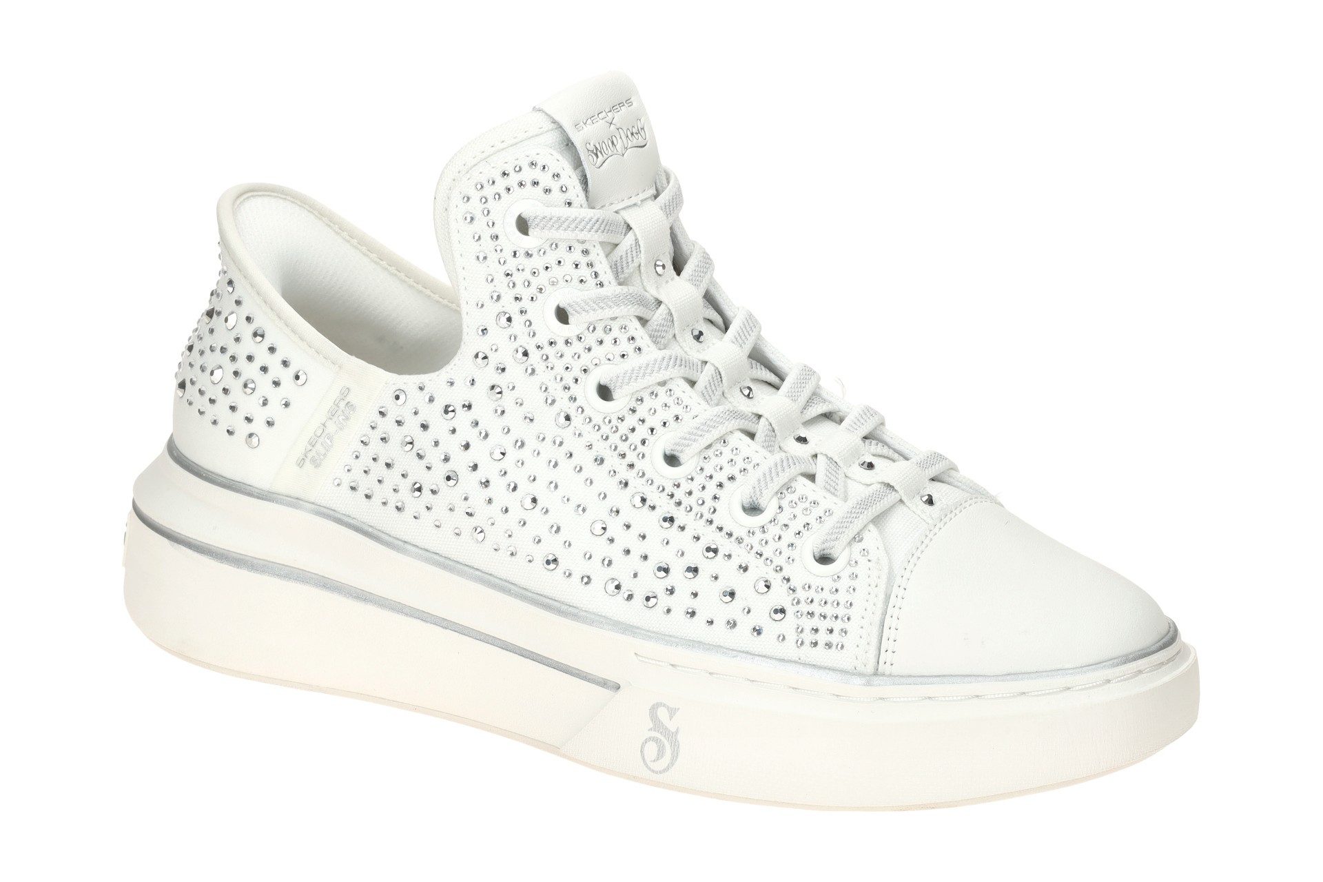 Skechers 186005 WHT Slipper