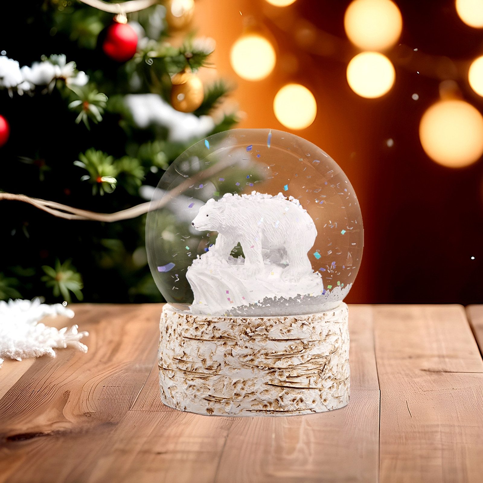 HTI-Living Schneekugel Schneekugel Eisbär (Stück, 1 St., 1 Schneekugel), Dekofigur WEihnachtsdekoration
