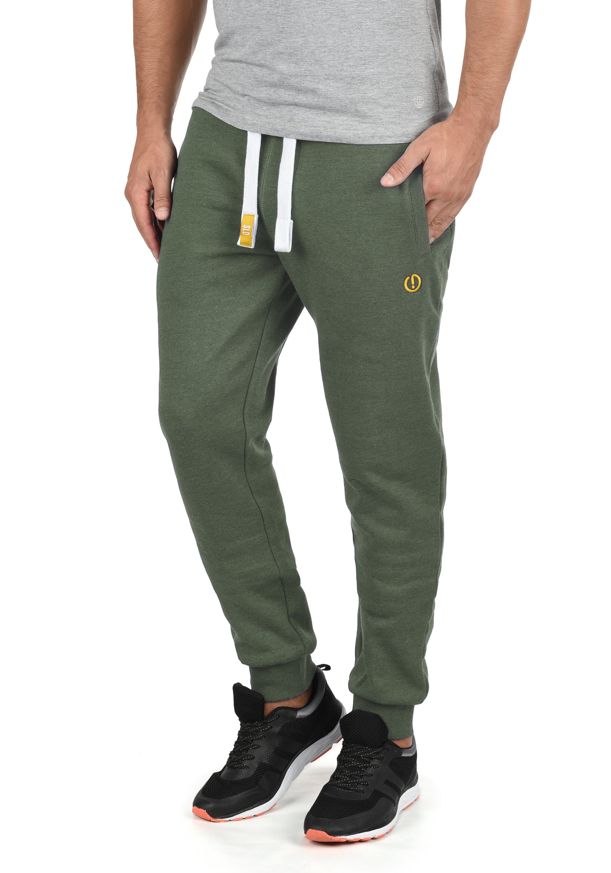 !Solid Jogginghose mit (8785) kontrastfarbenenen Hose Climb Pant Ivy Melange Details lange SDBenn