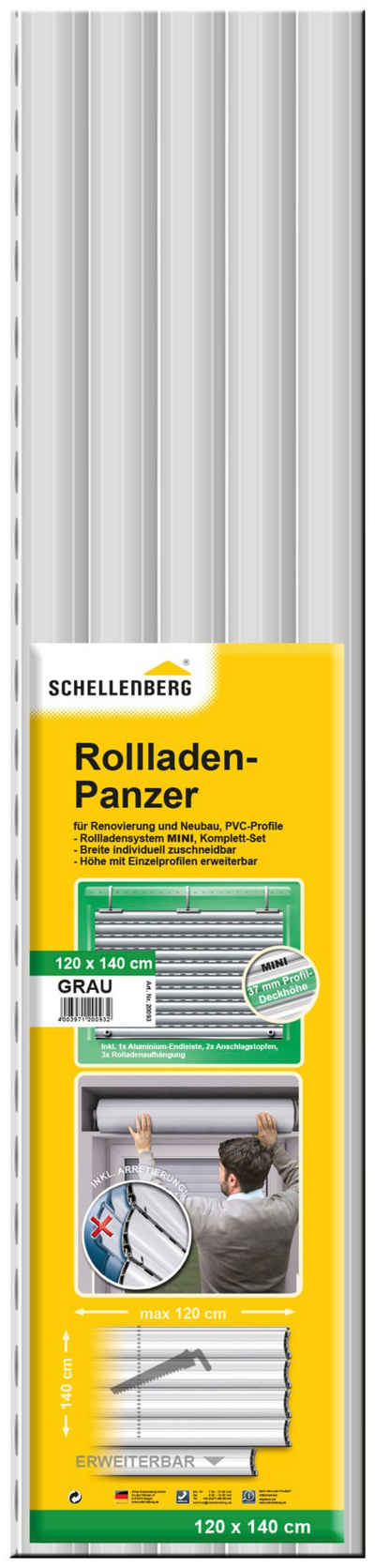 SCHELLENBERG Rollladenpanzer, BxH: 120x140 cm