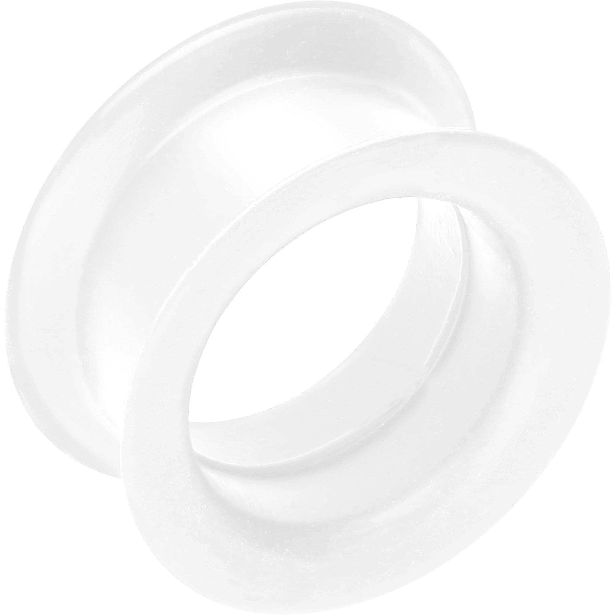 PIERCINGLINE Plug Silikon Double Flared Tunnel EINFARBIG (Tunnels, 1-tlg)