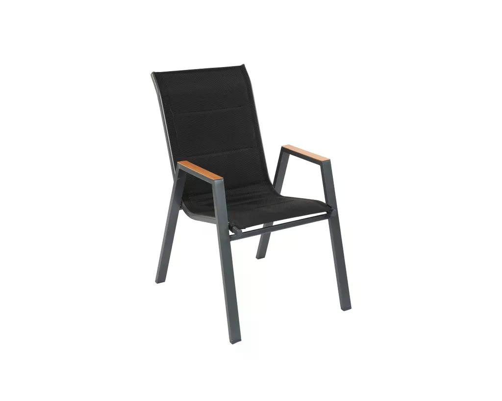 Greemotion Gartenlounge-Set Merida mit Tisch und Stapelstühlen, (7-tlg)