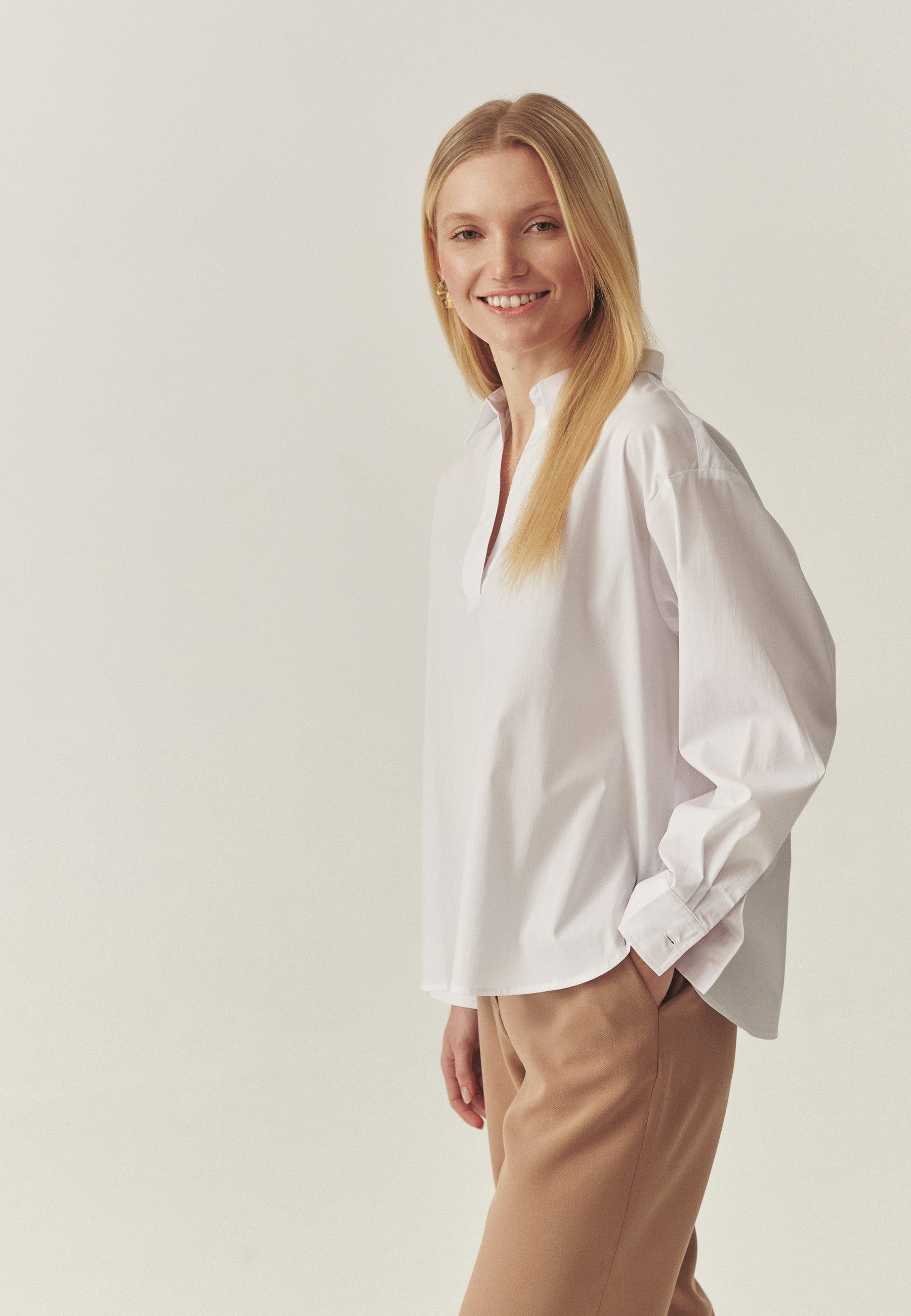 TATUUM Klassische Bluse Damenbluse Mit Kragen - Lorca
