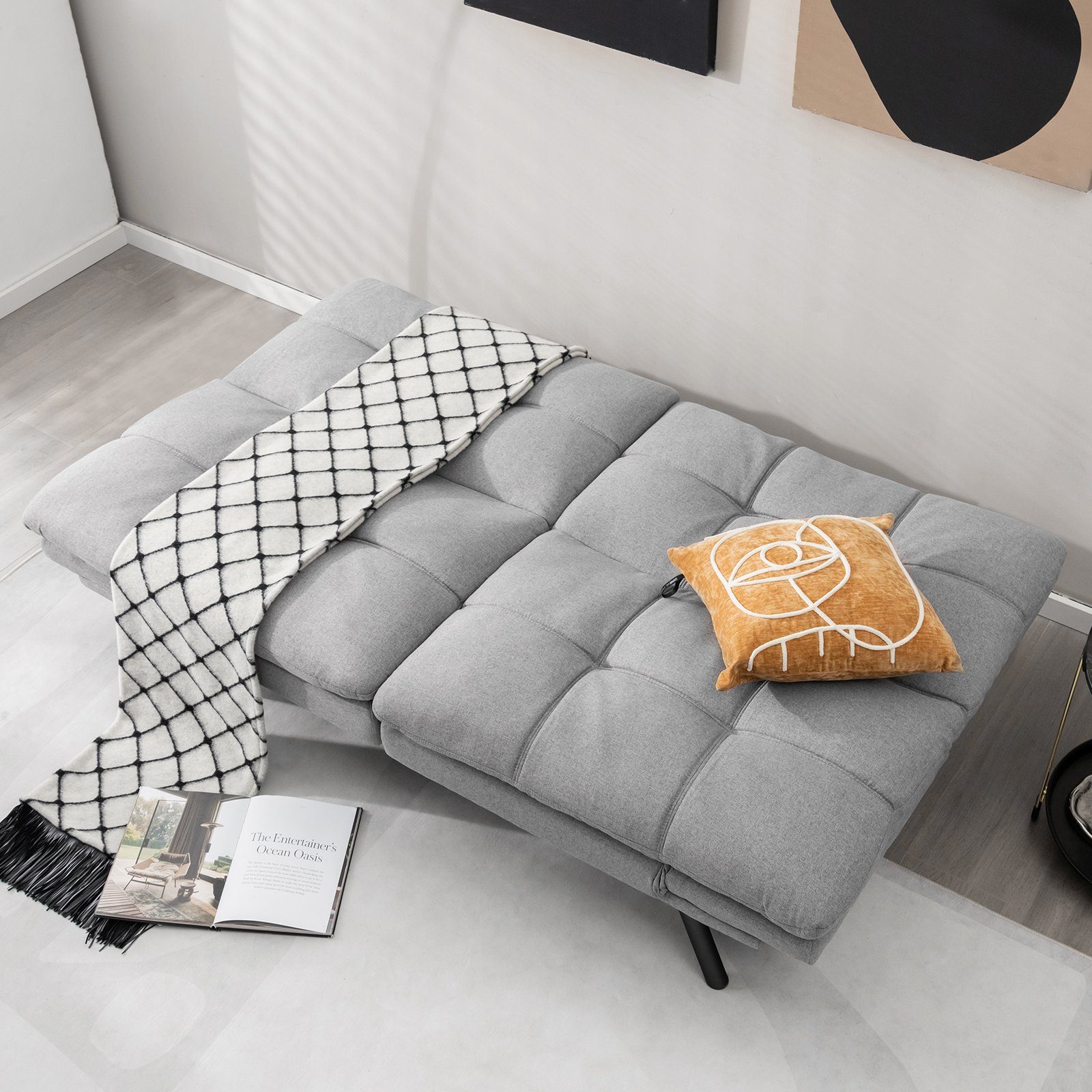 COSTWAY Schlafsofa, Klappbar, mit Bettfunktion & günstig online kaufen