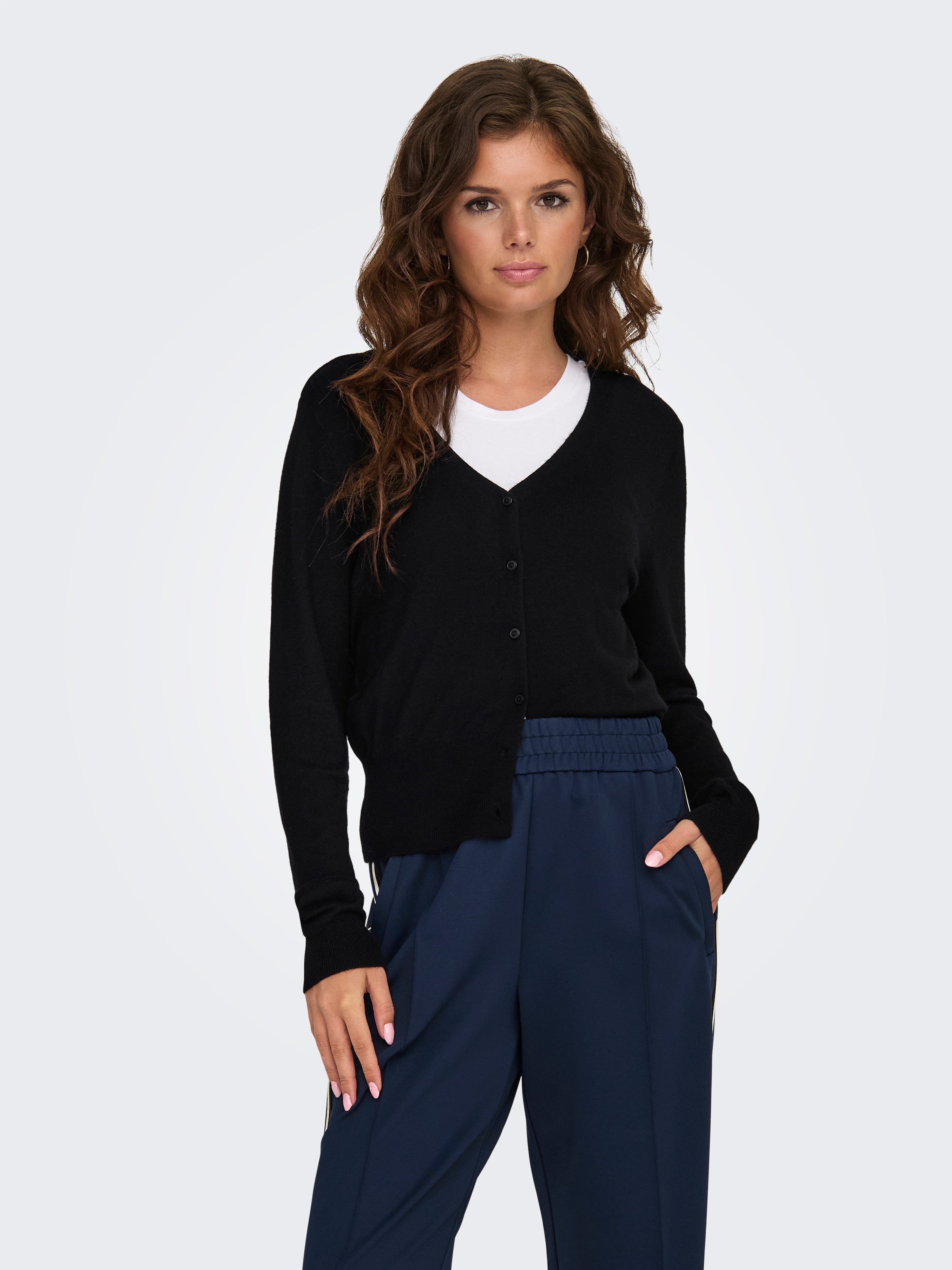 ONLY Strickjacke ONLVENICE LIFE LS VNECK günstig online kaufen