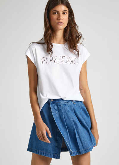 Pepe Jeans T-Shirt LILITH mit Logoapplikation