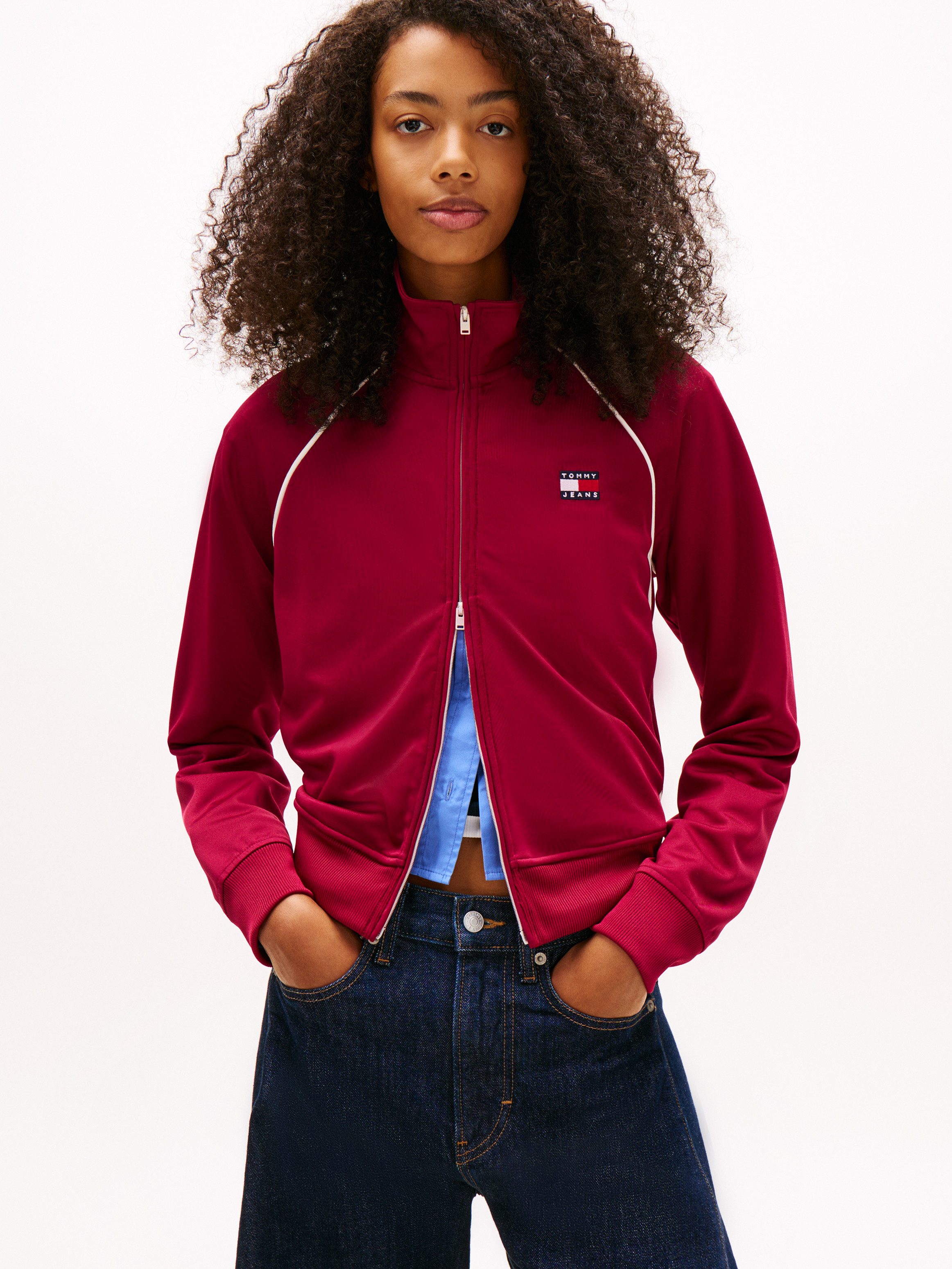 Tommy Jeans Yoga-Sweatjacke TJW BADGE TRACK JACKET EXT