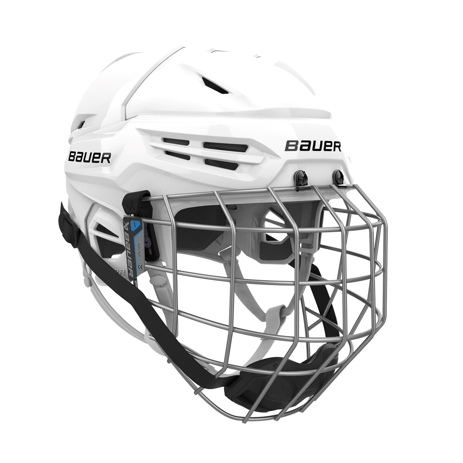 Bauer Eishockeyhelm Helm Bauer Combo (mit Gitter) RE-AKT 55