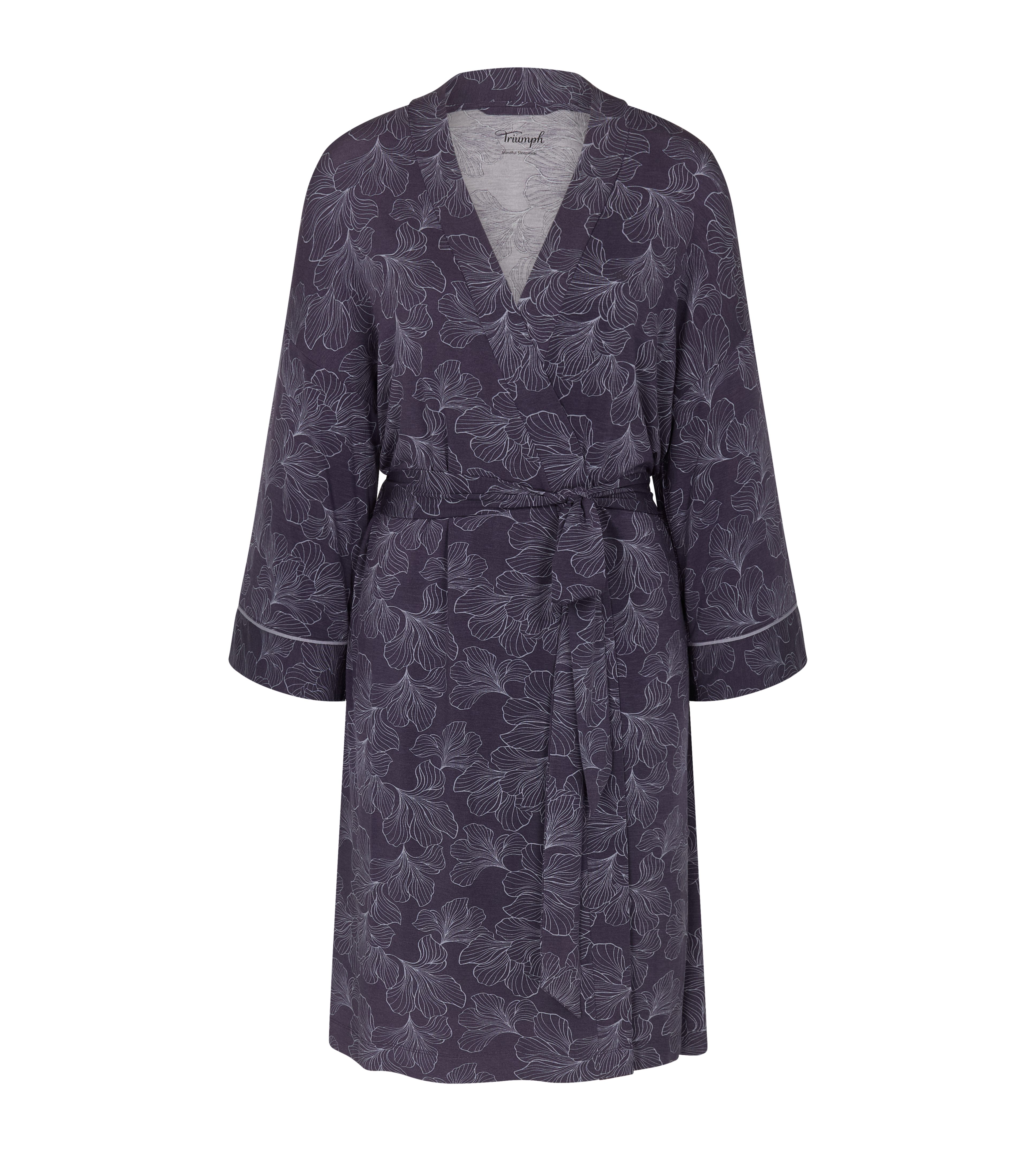 Triumph Morgenmantel Aura Spotlight Robe 01, Midilänge, Modal, Gürtel, weich, atmungsaktiv, knielang