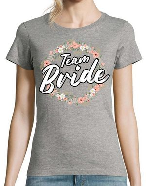 Youth Designz T-Shirt Team Bride Damen Shirt mit lustigem Hochzeit Frontaufdruck