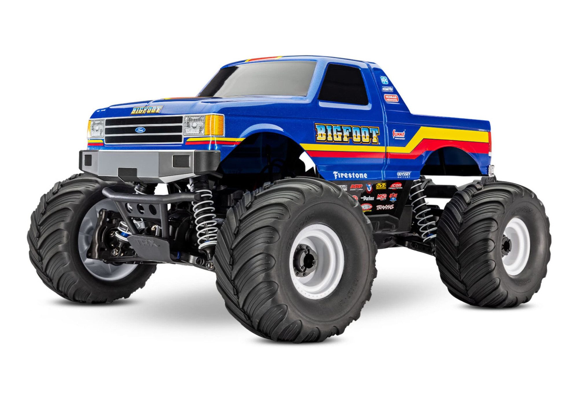 RC-Buggy Traxxas Bigfoot 4x4 BL-2S Monstertruck 1:10 RTR - Brushless, HD-Teile
